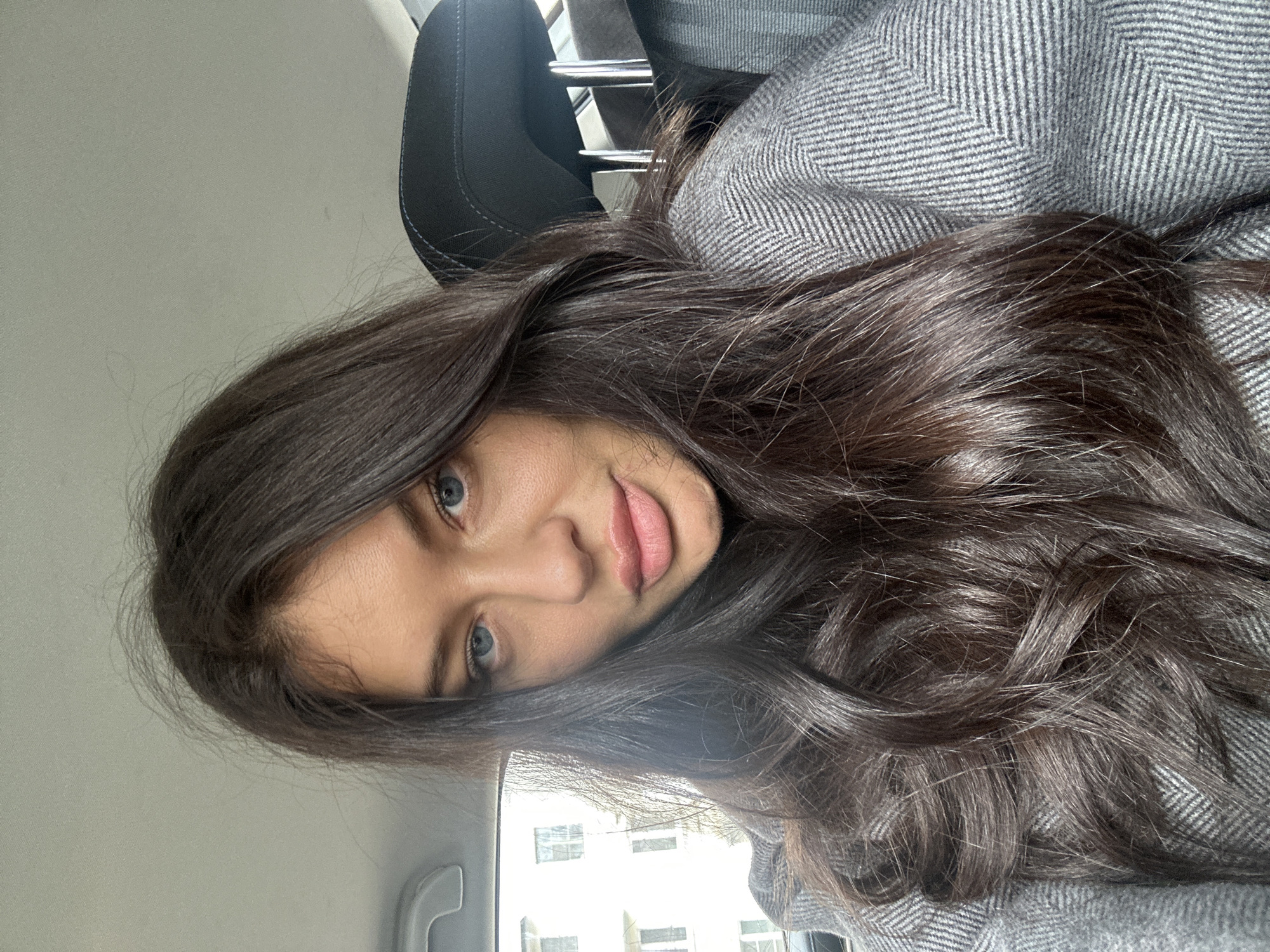 Woman photographed in vehicle in Krasnogorsk, Russia