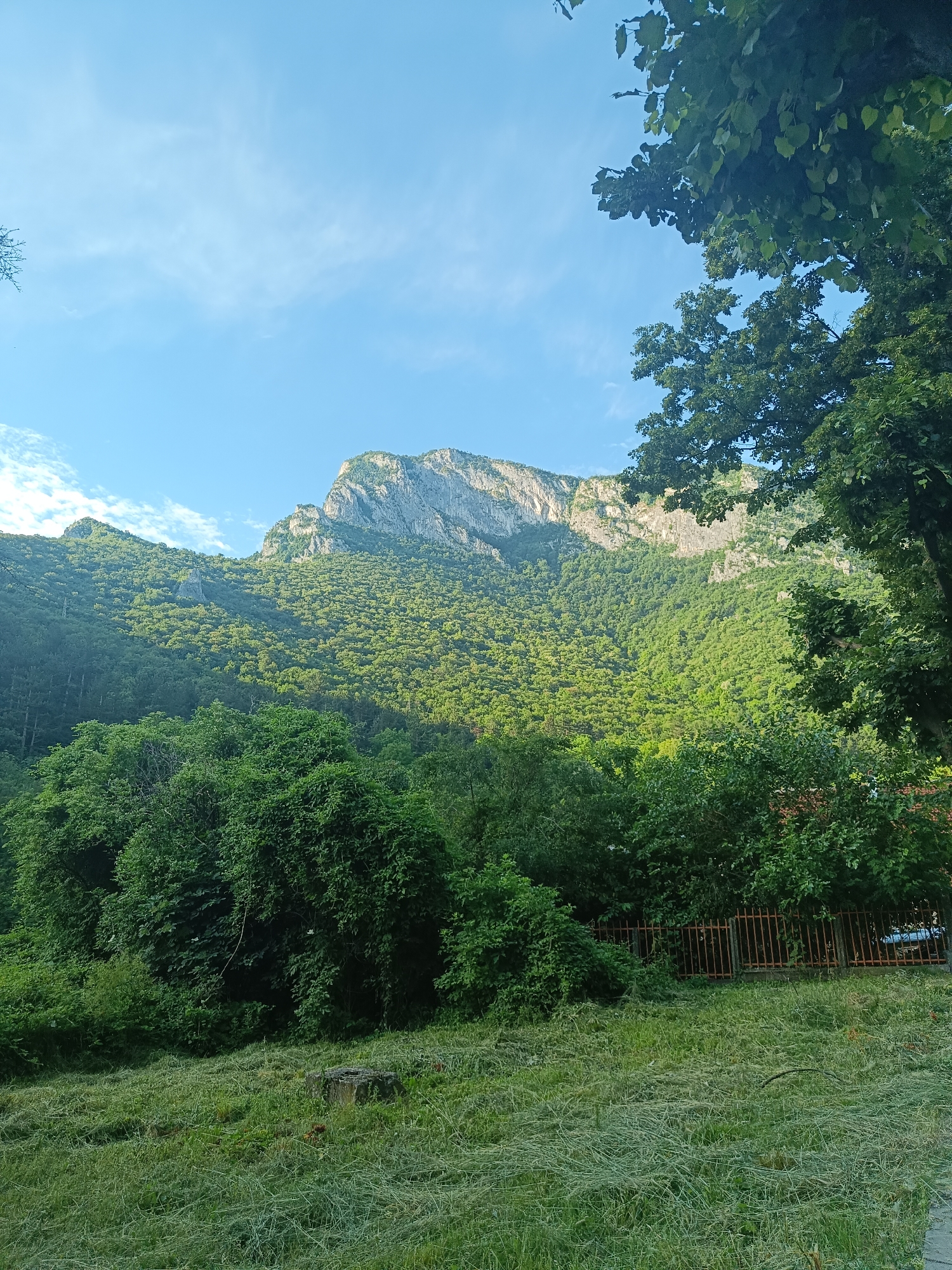 Vratsa's towering mountain backdrop seen from around town