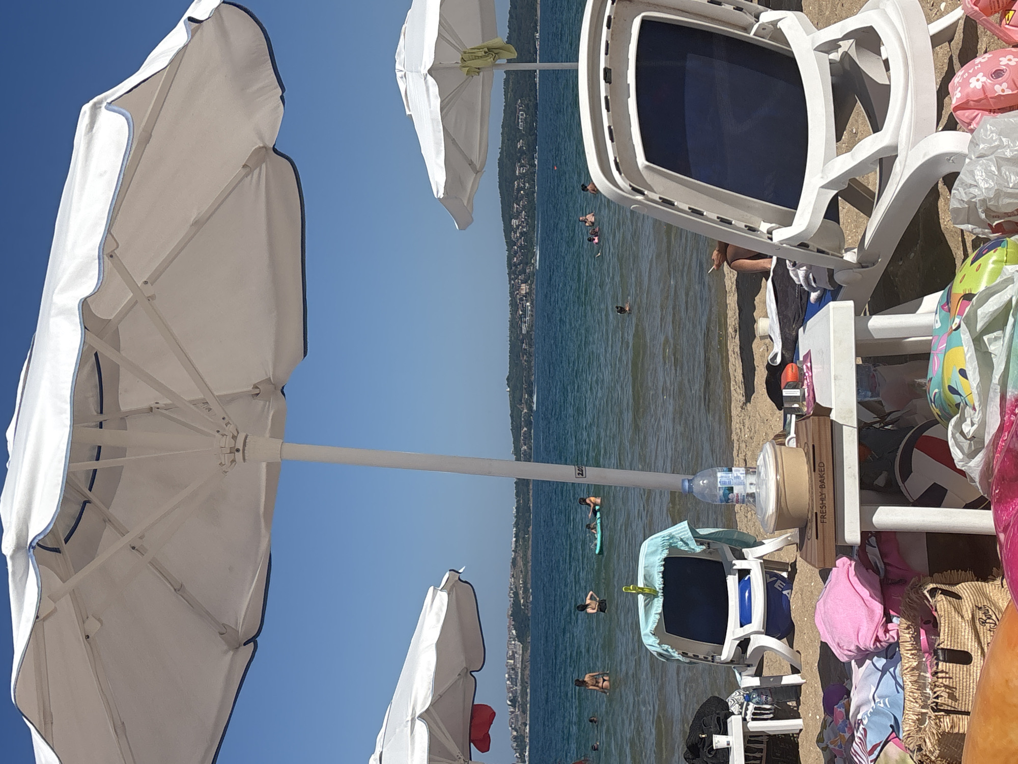 Sunny beach day in Sozopol, Bulgaria