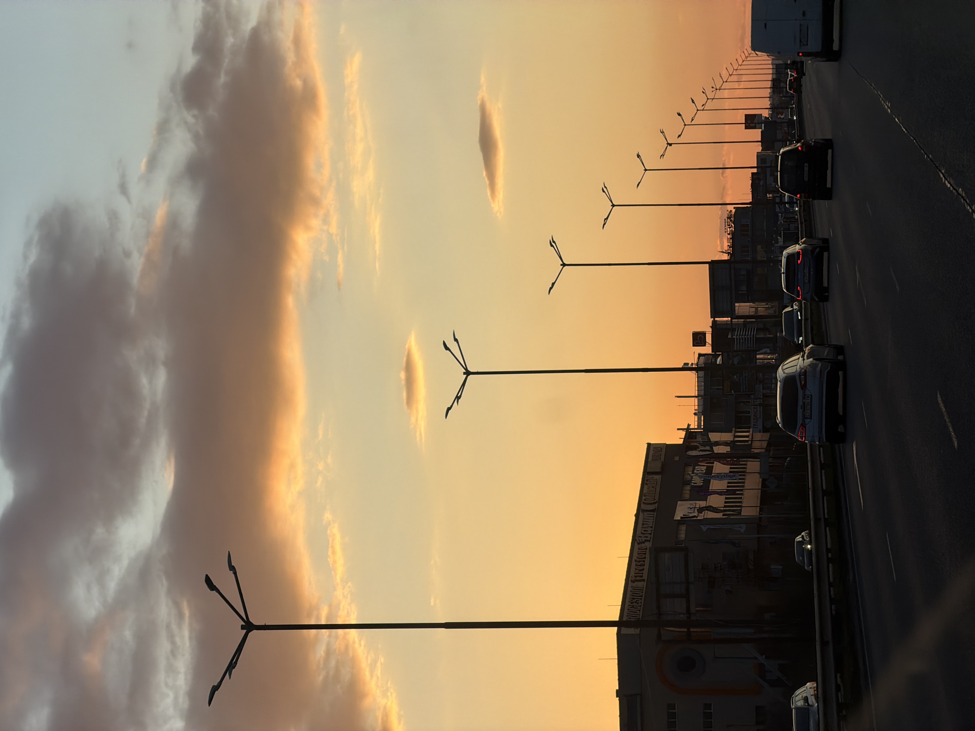 Spring evening scenes documented across Sofia, Bulgaria
