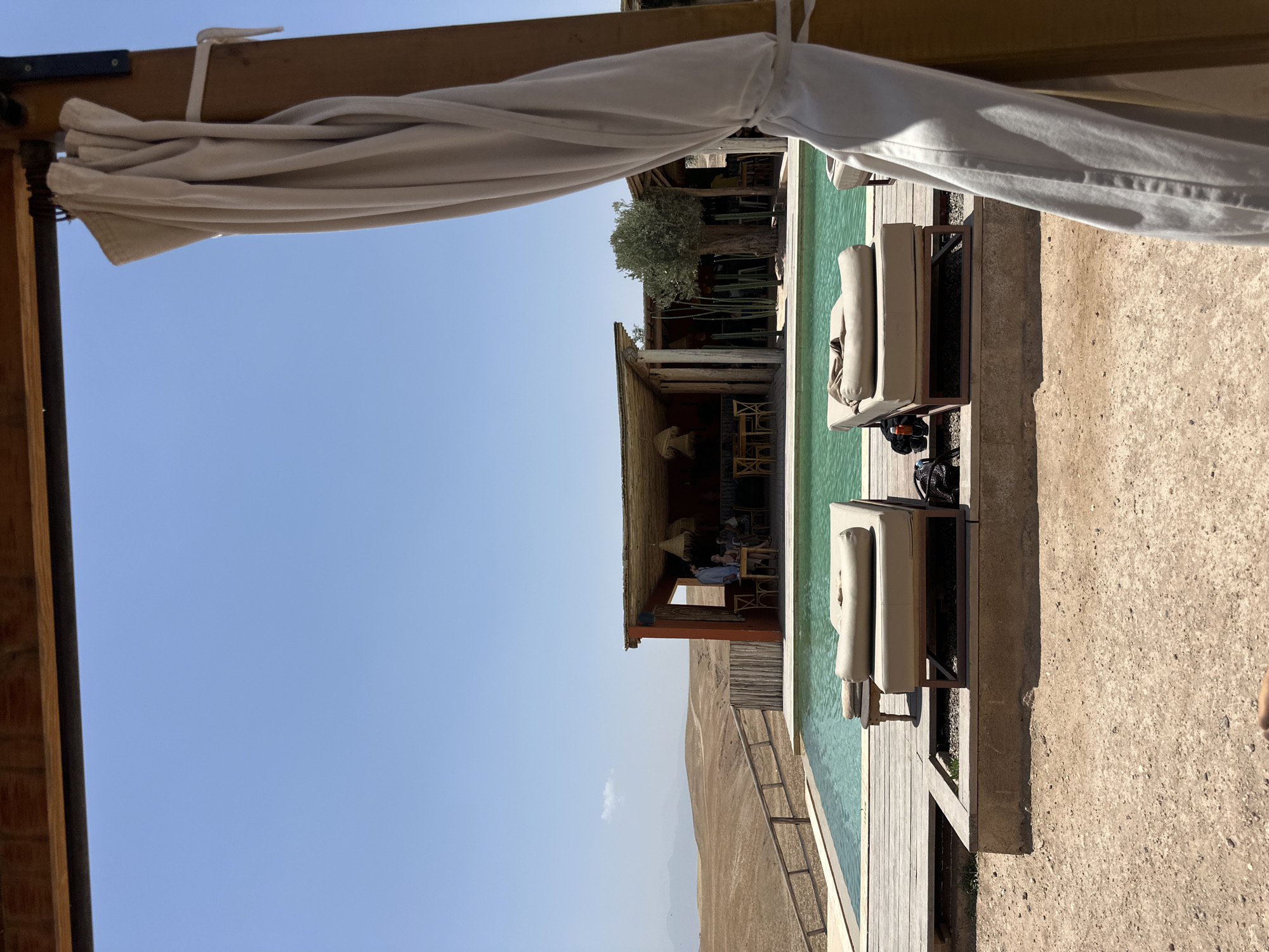 Luxury desert resort scenes documented in Sidi Badhaj, Morocco