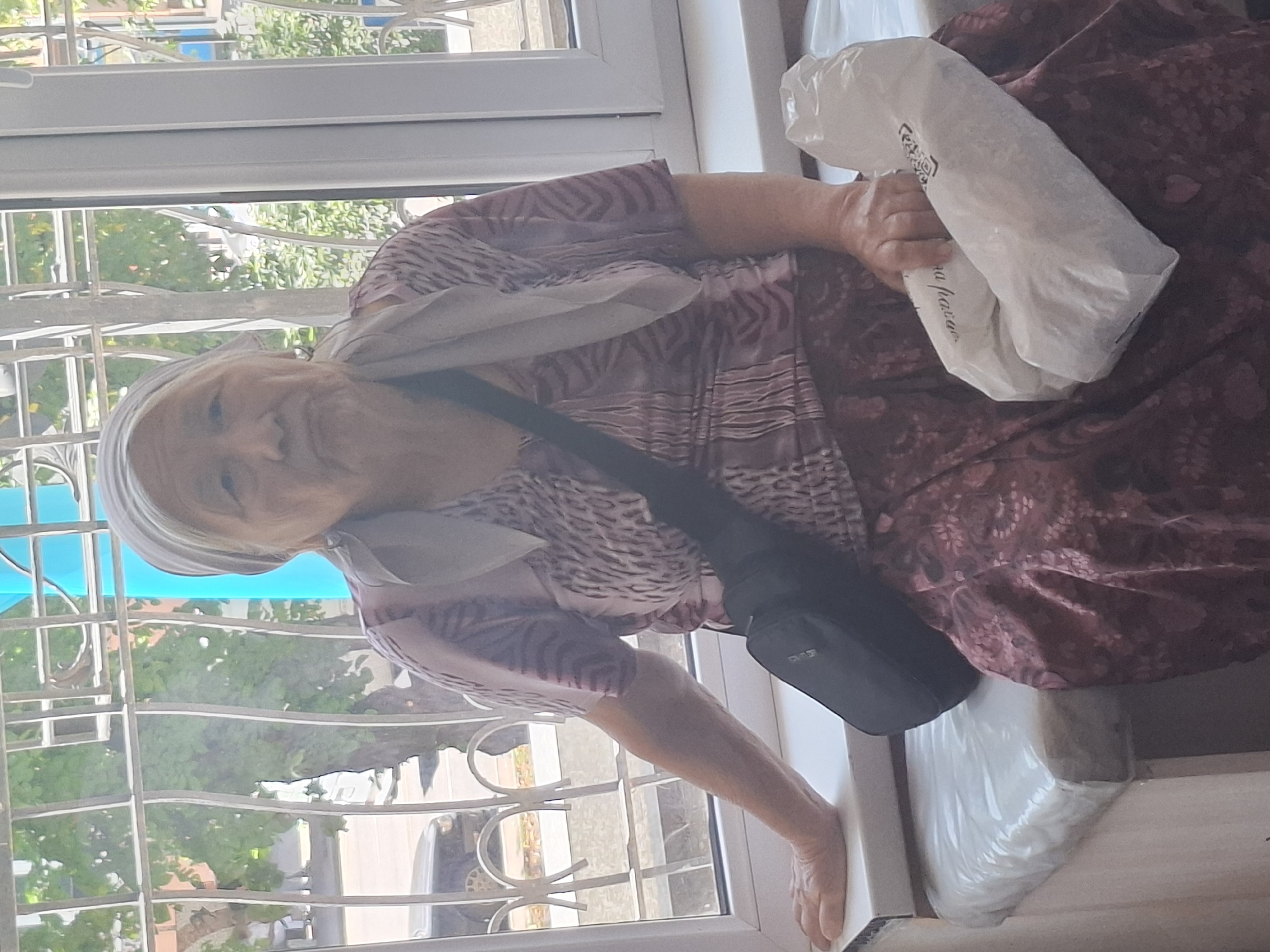 Morning at a clinic and surrounding streets in Almaty