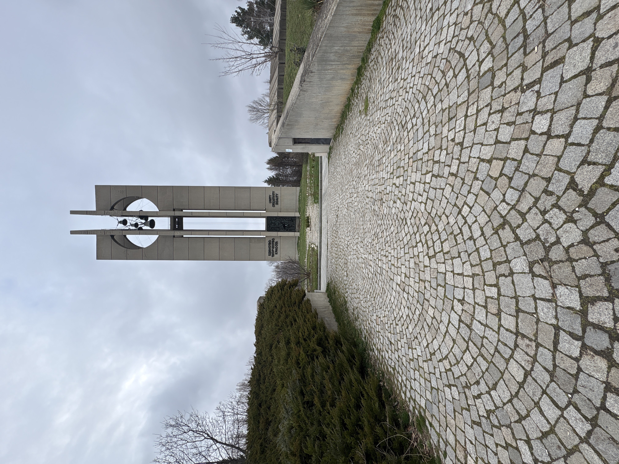 Visitors document Bells Monument and local scenes in Bulgaria