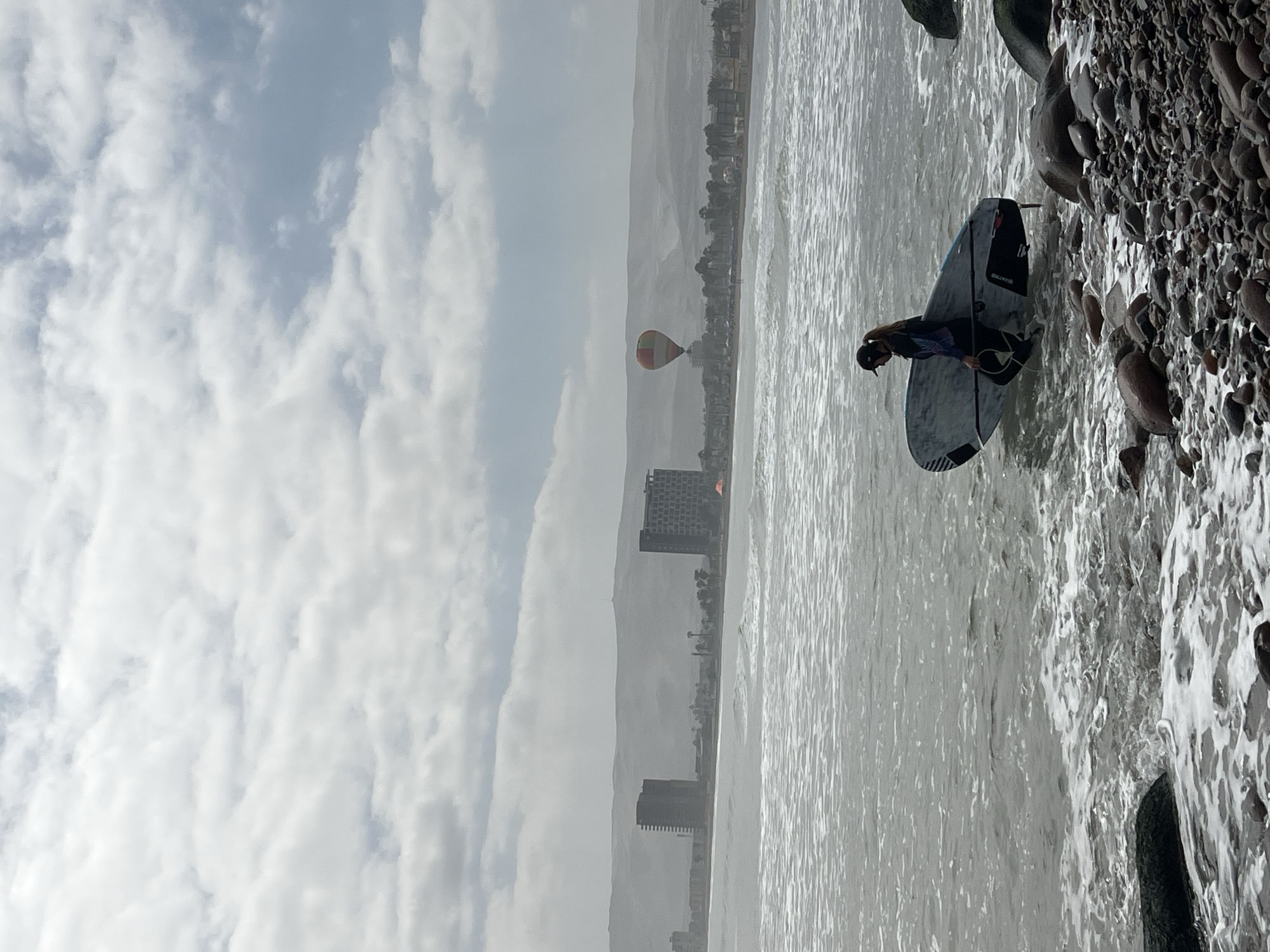 Water sports activity recorded at Arica beaches