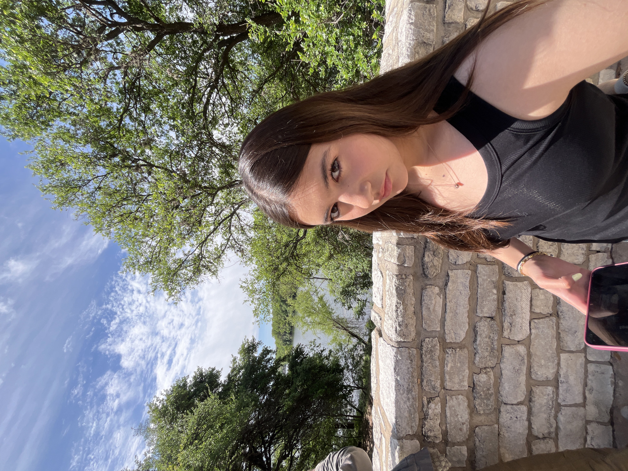 Woman photographed in close-up portrait in Austin