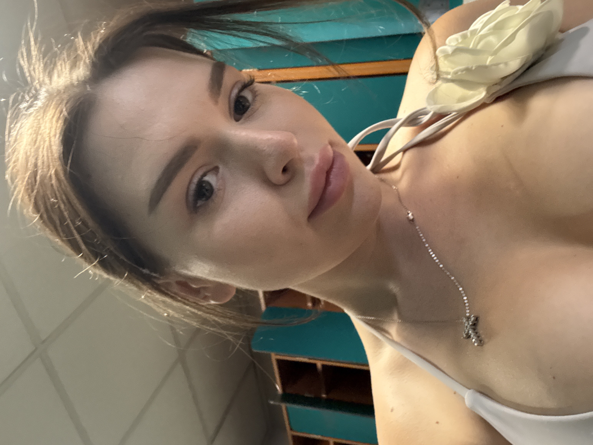 Casual summer selfies snapped in Prague, August 2026.