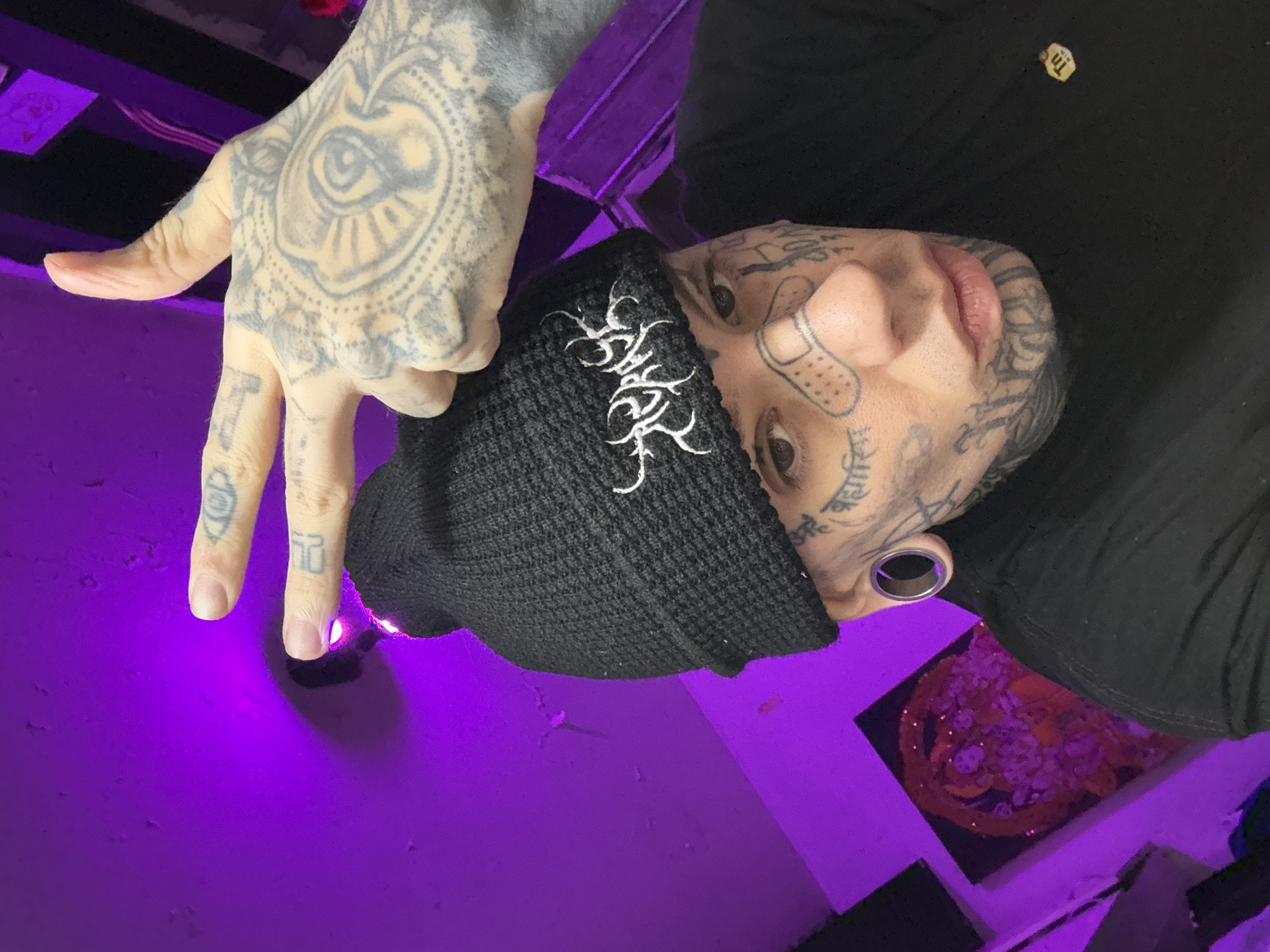 Tattooed selfies and late-night gaming in a Buenos Aires bedroom