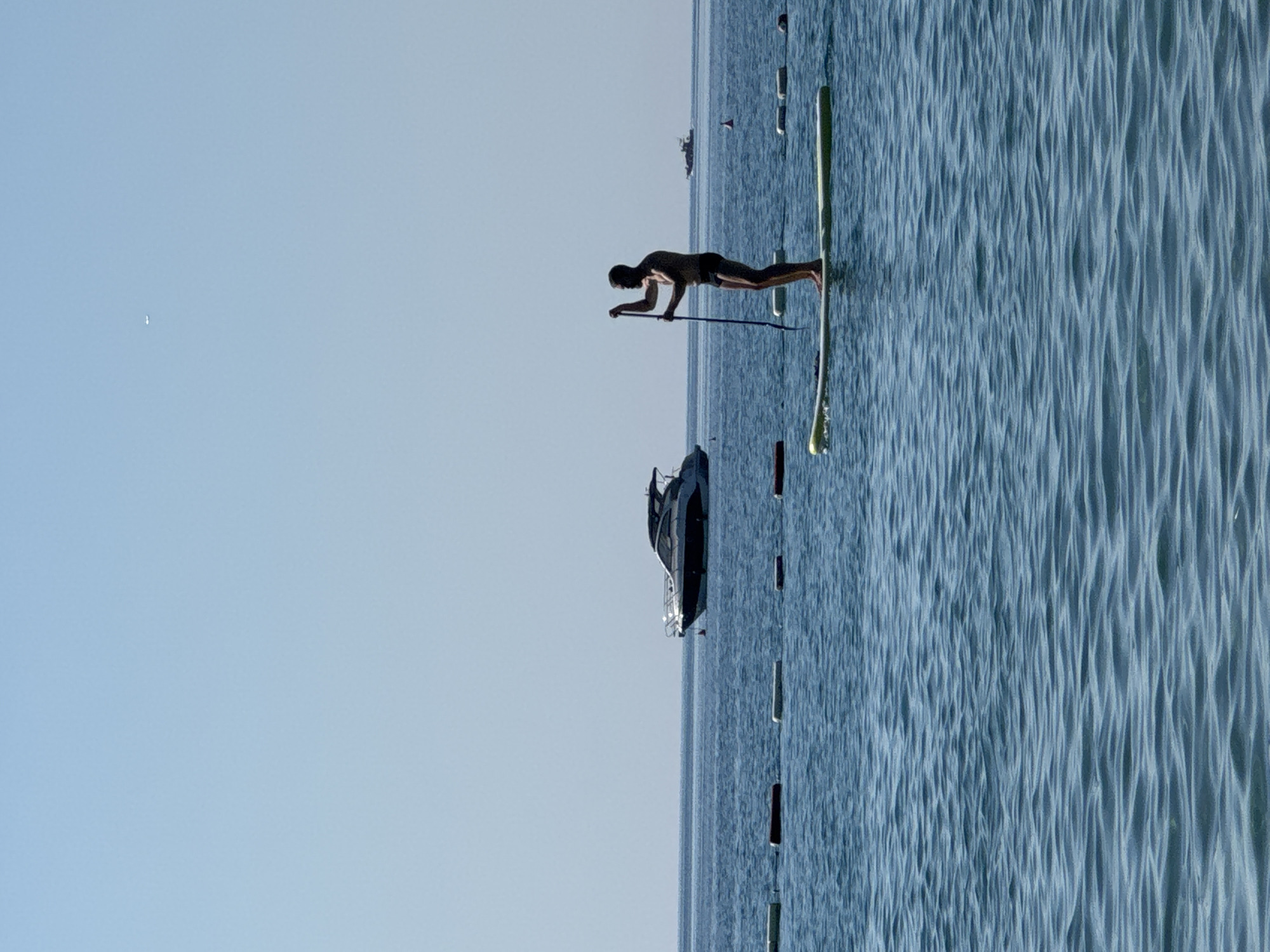 Summer beach day on the Montenegrin coast, Prijevor