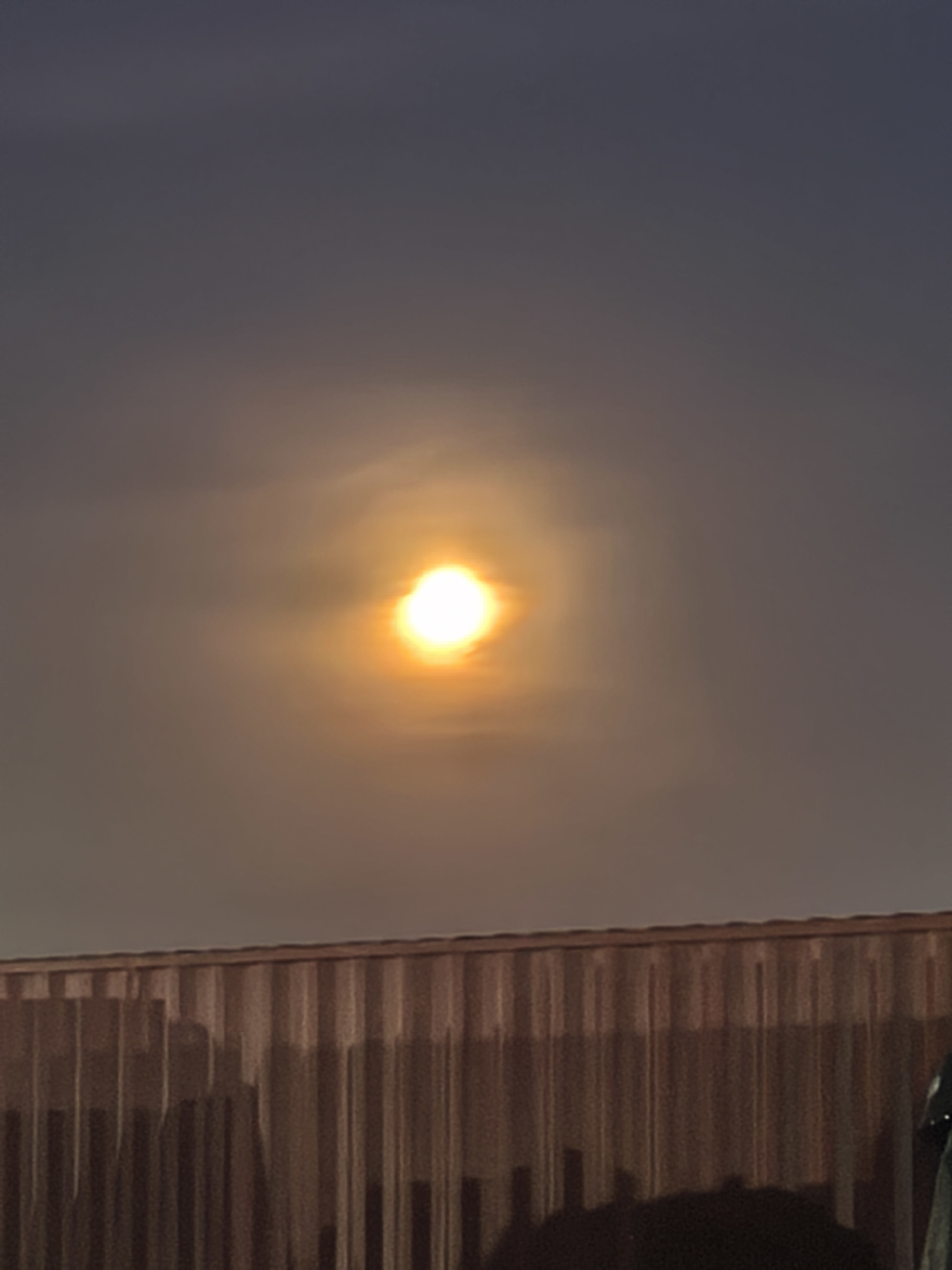 Nighttime truck stop activity recorded near Valencia, Spain