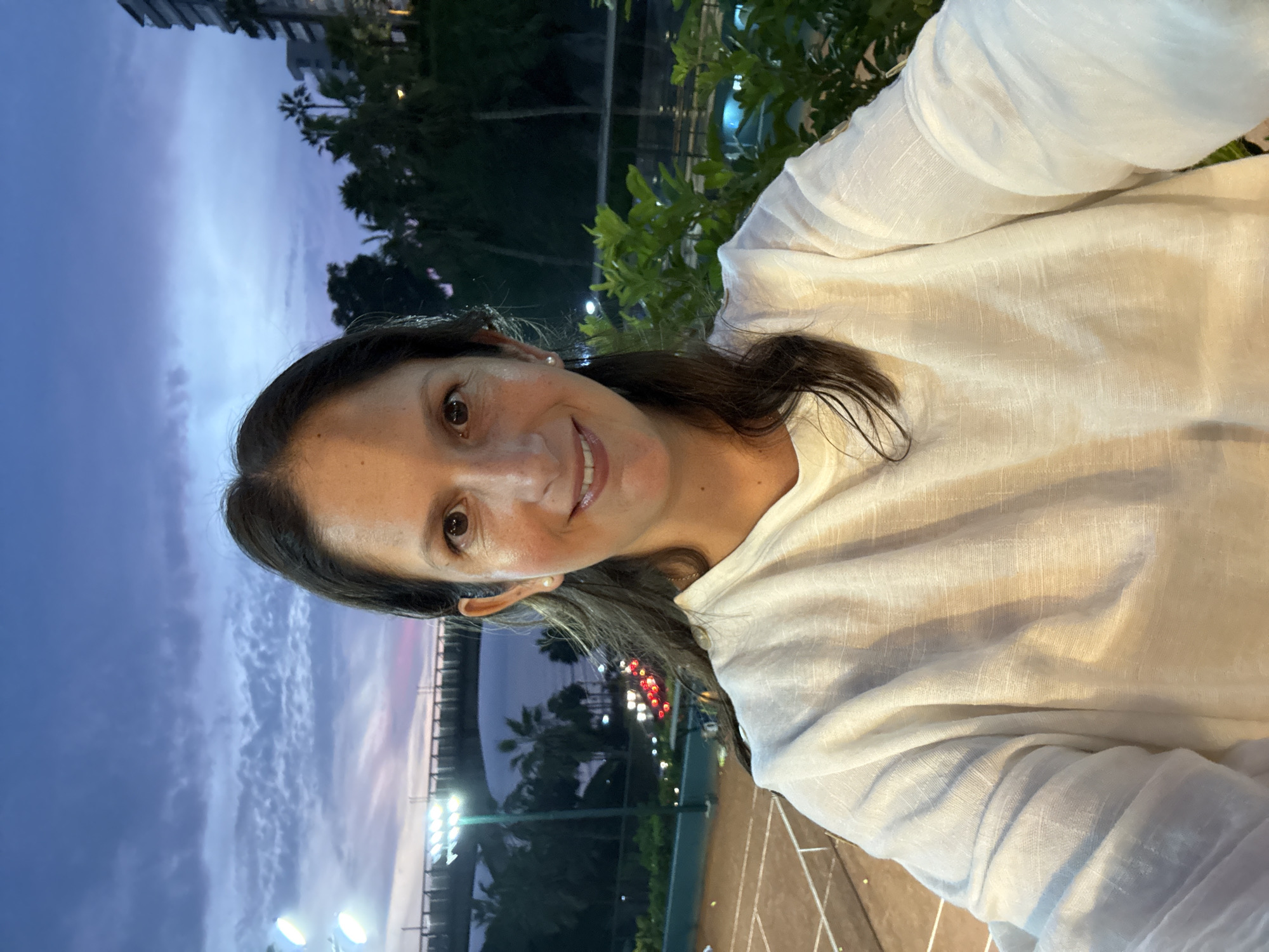 Evening sports activities and gathering documented in Miraflores, Peru