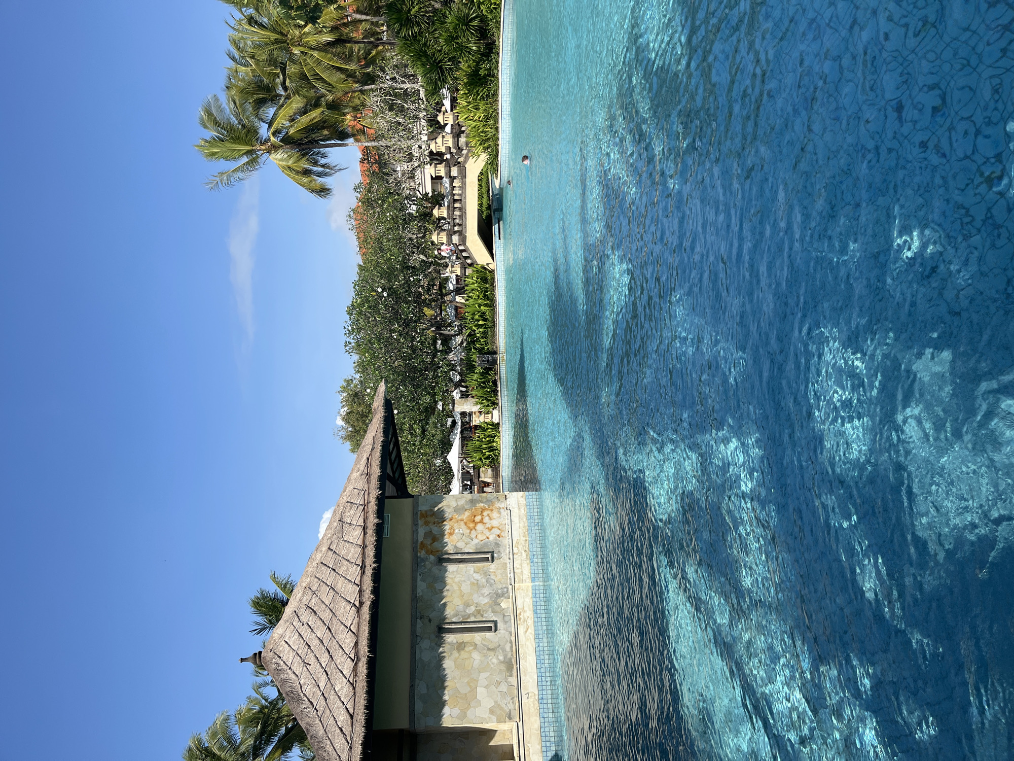 Lazy morning at a Kuta Selatan beachfront resort in Bali