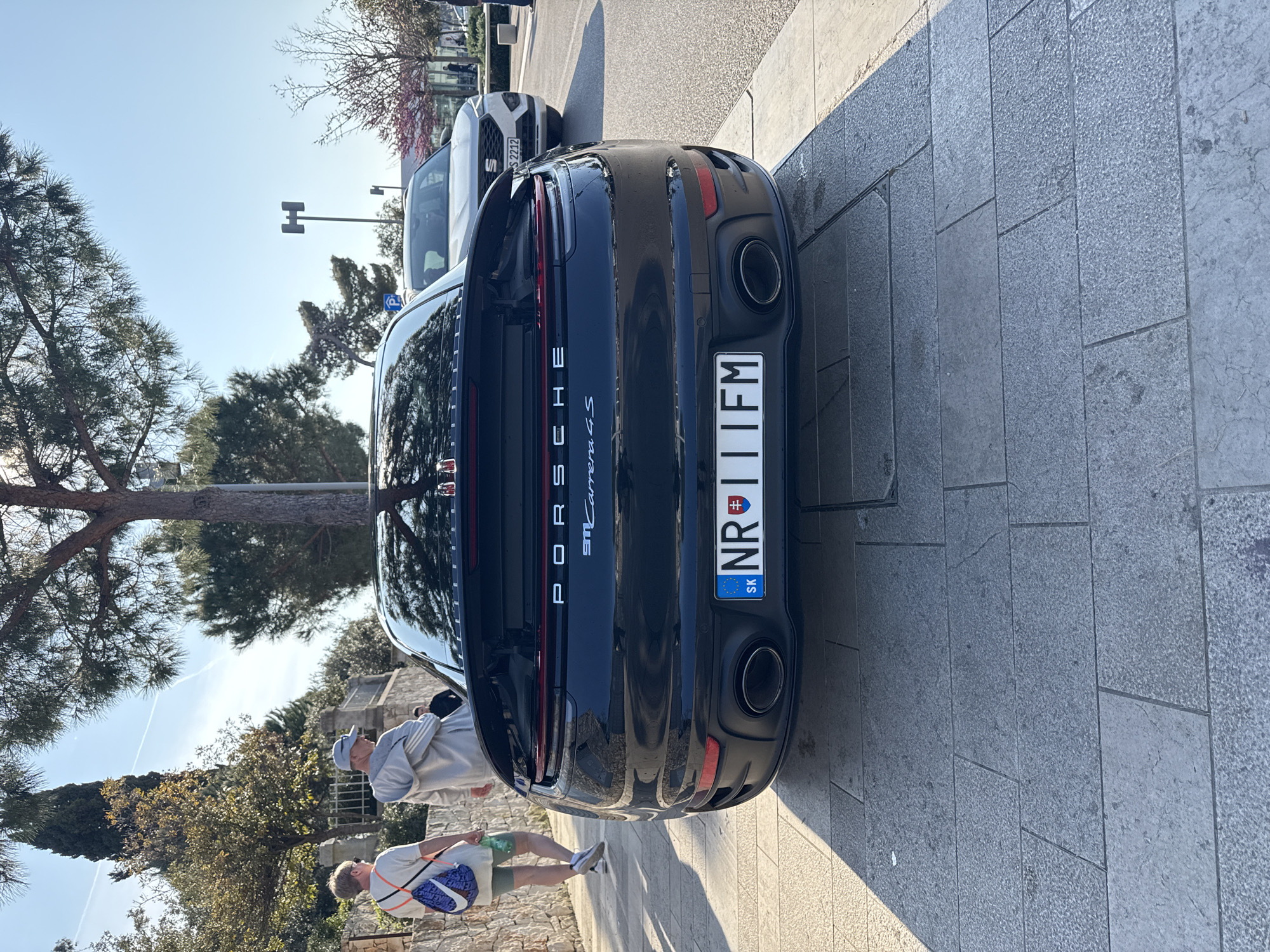 Slovak-plated Porsche spotted parked in Rovinj pedestrian zone