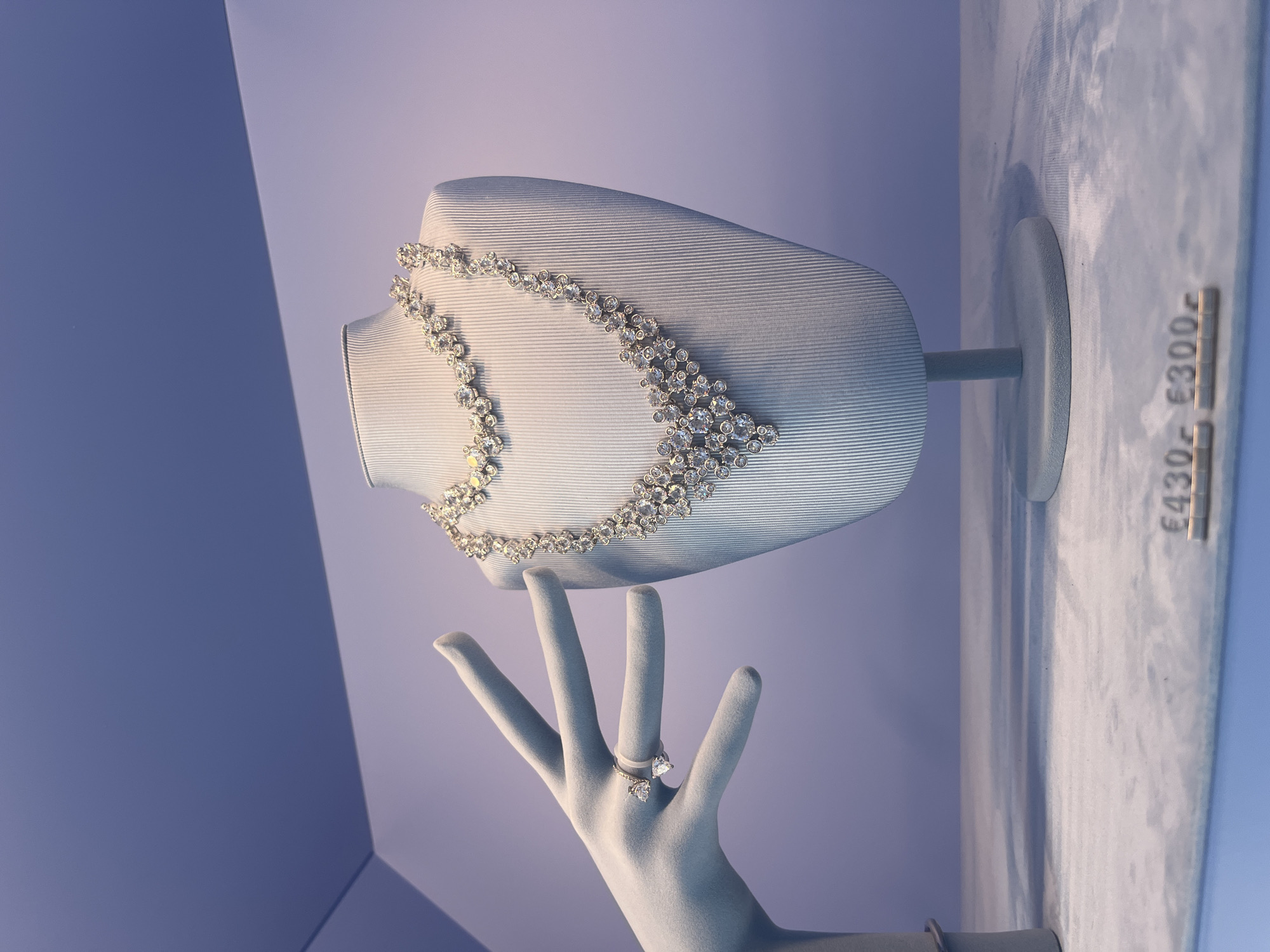 Browsing a jewelry boutique in Budva, Montenegro