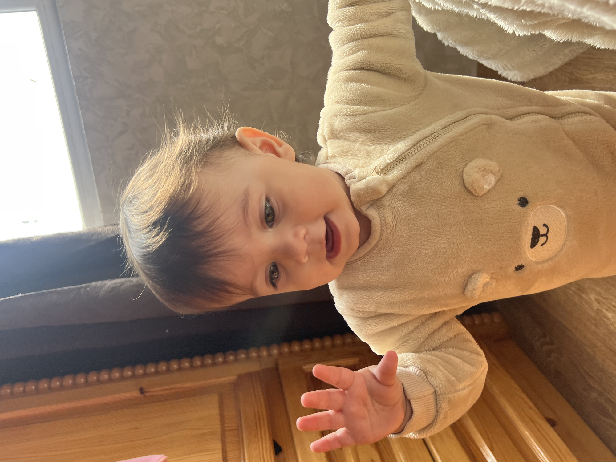 Baby photos captured during morning playtime in Elena Bulgaria