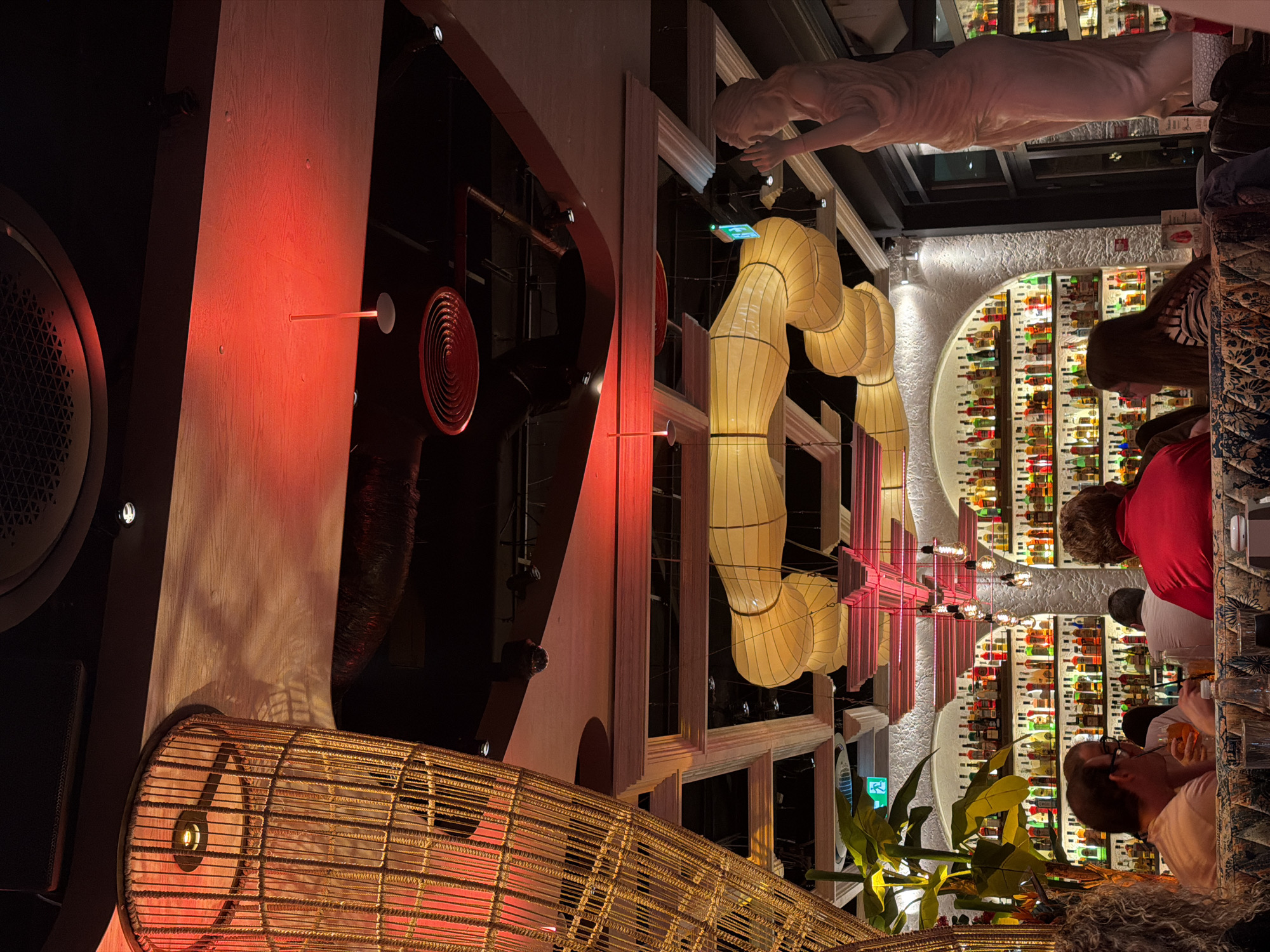 Dessert dining captured at eclectic Sofia restaurant