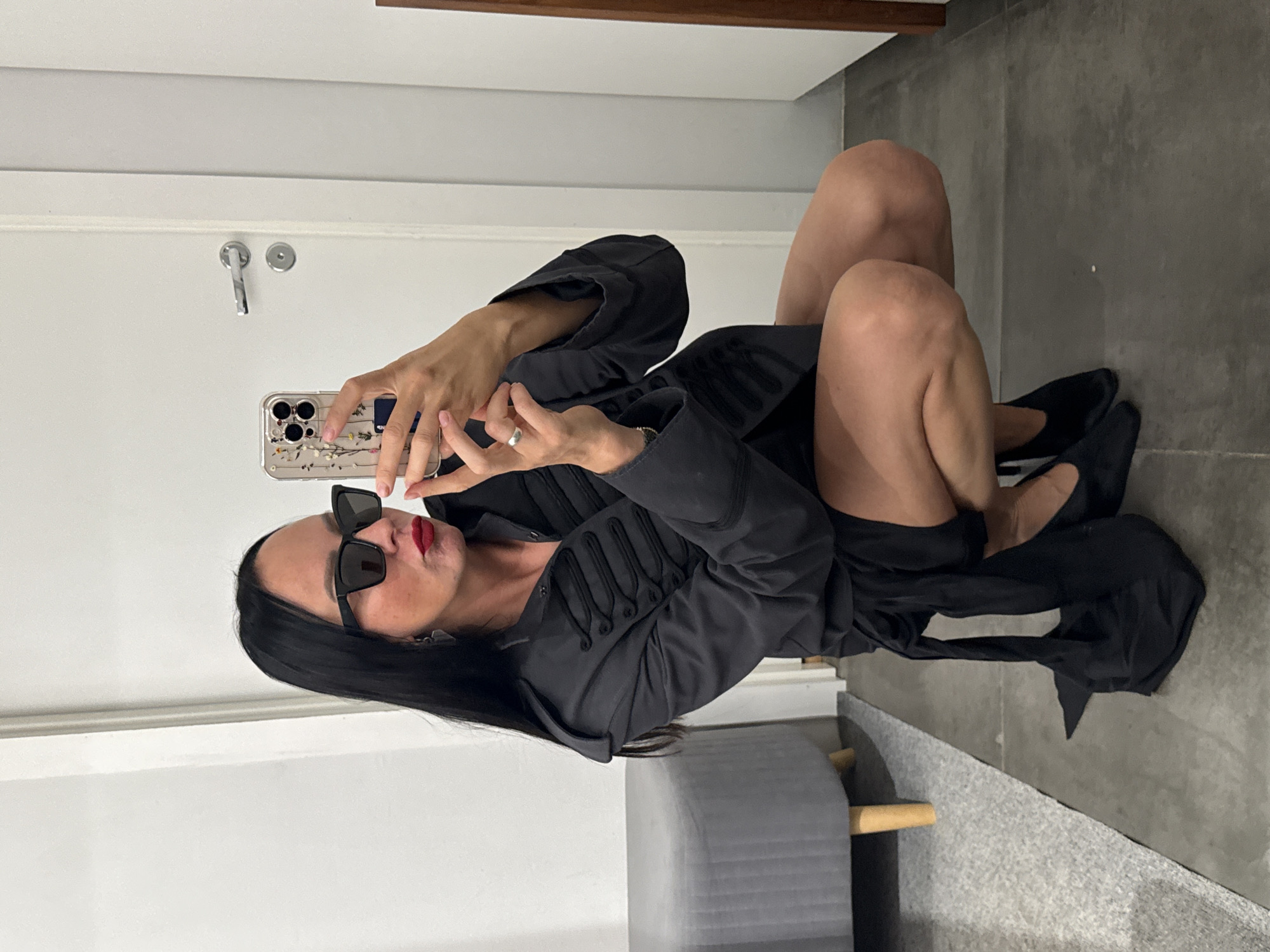 Mirror selfies and car snapshots in Chaikovsky, Russia