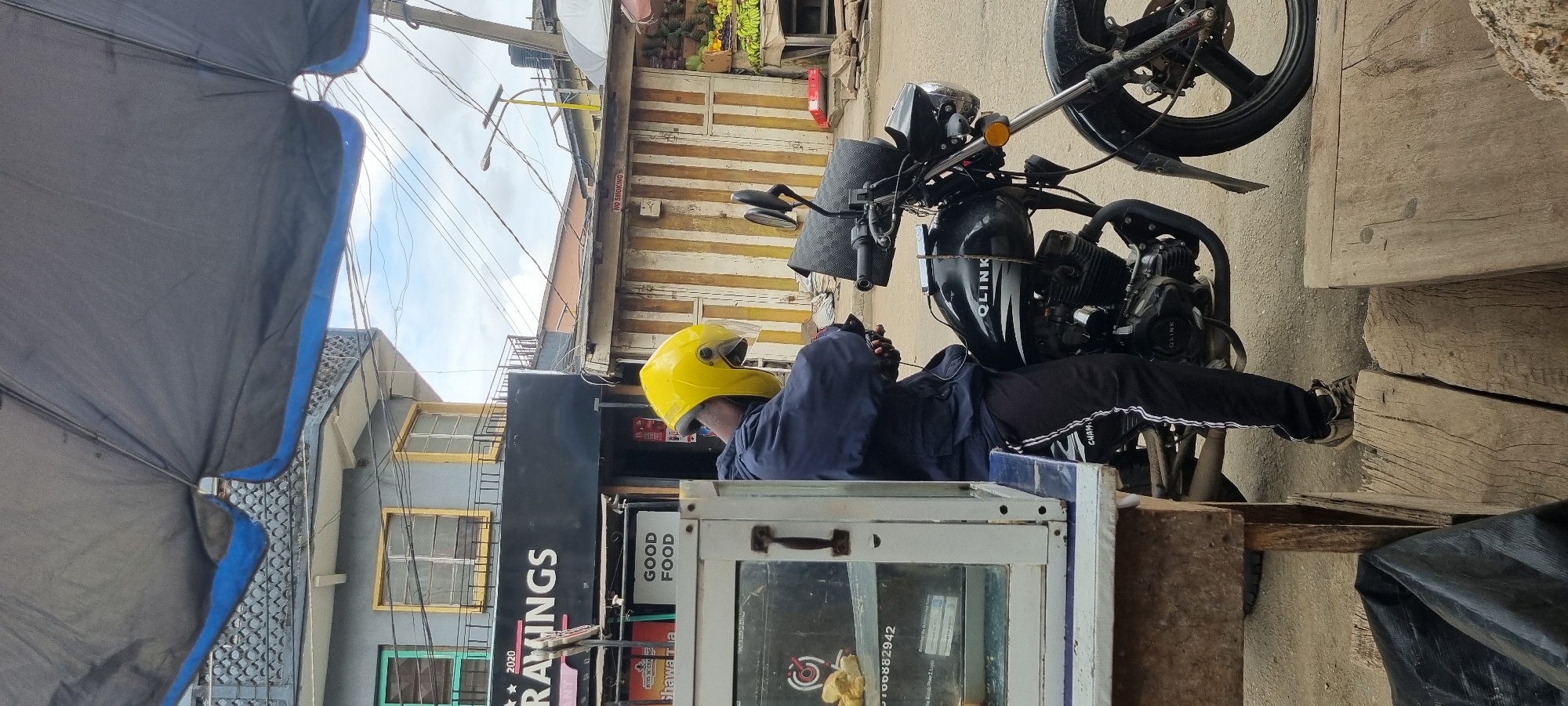 Daily street life documented in Ikeja, Nigeria