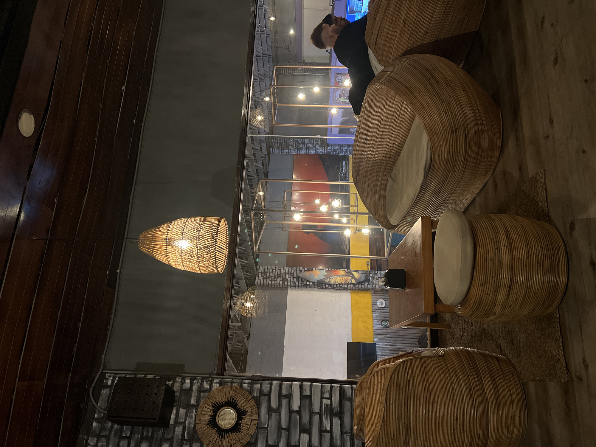 Late night dining and coastal scenes in Arica, Chile