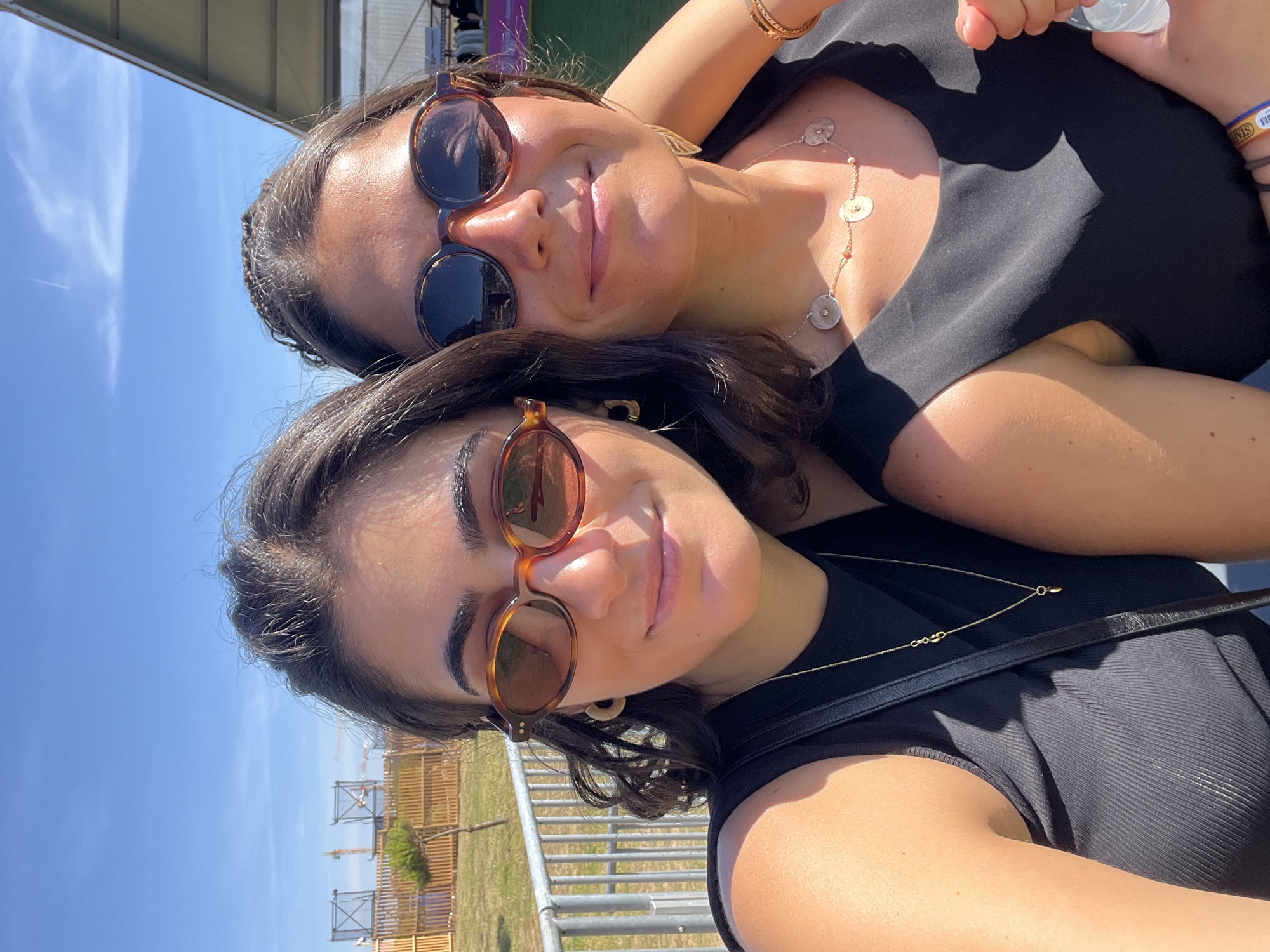 Two women photographed together outdoors in Porto
