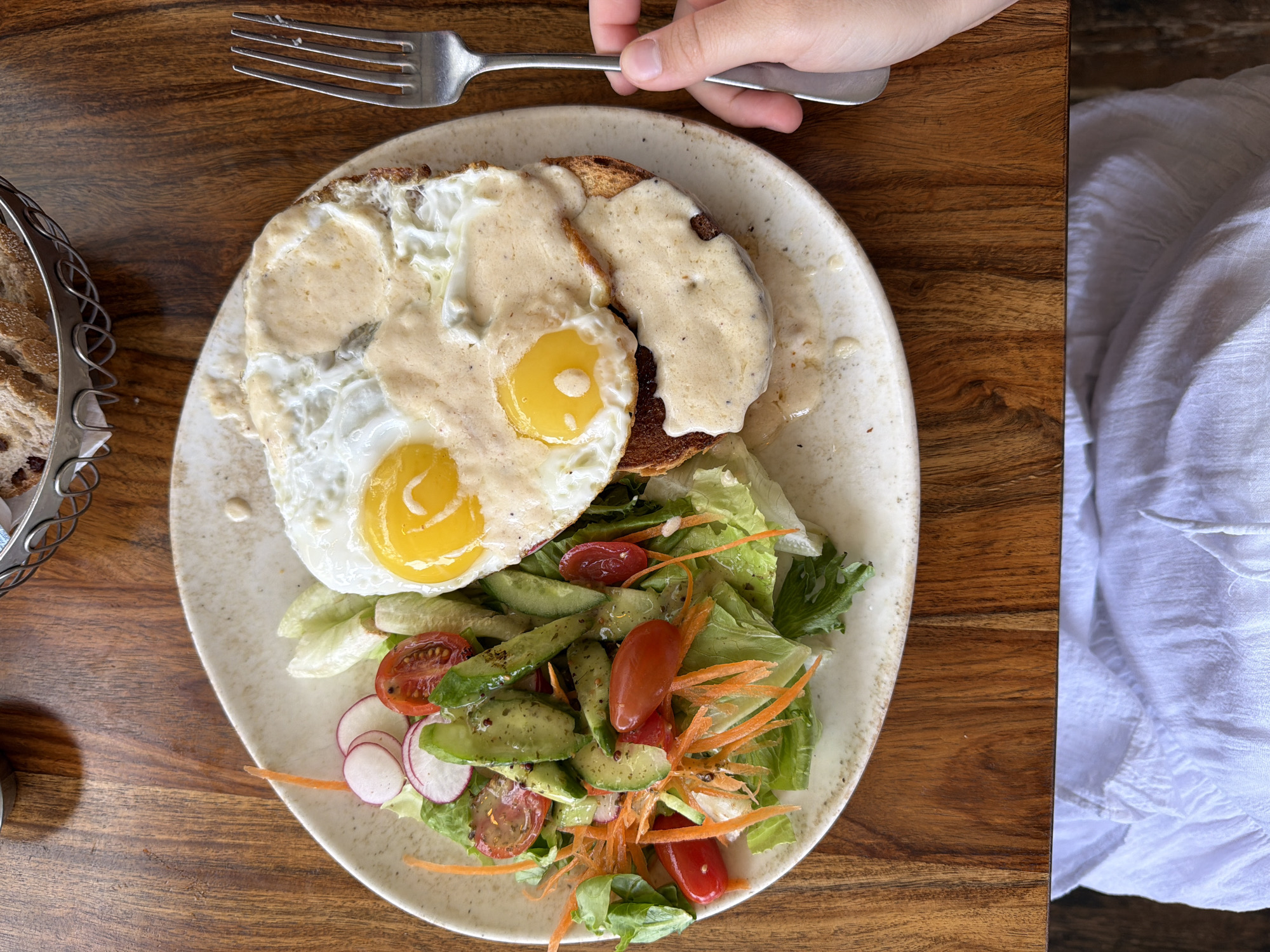 Morning breakfast and street scenes documented in Eilat