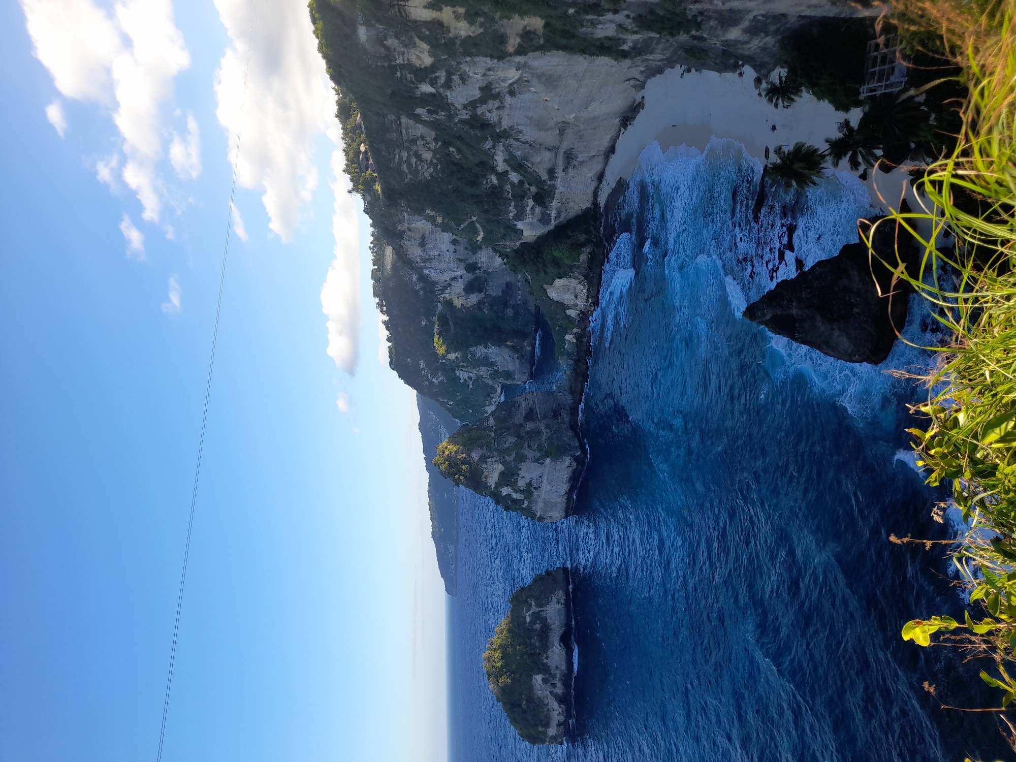 Morning journey captures coastal cliffs, rural roads, temple visits