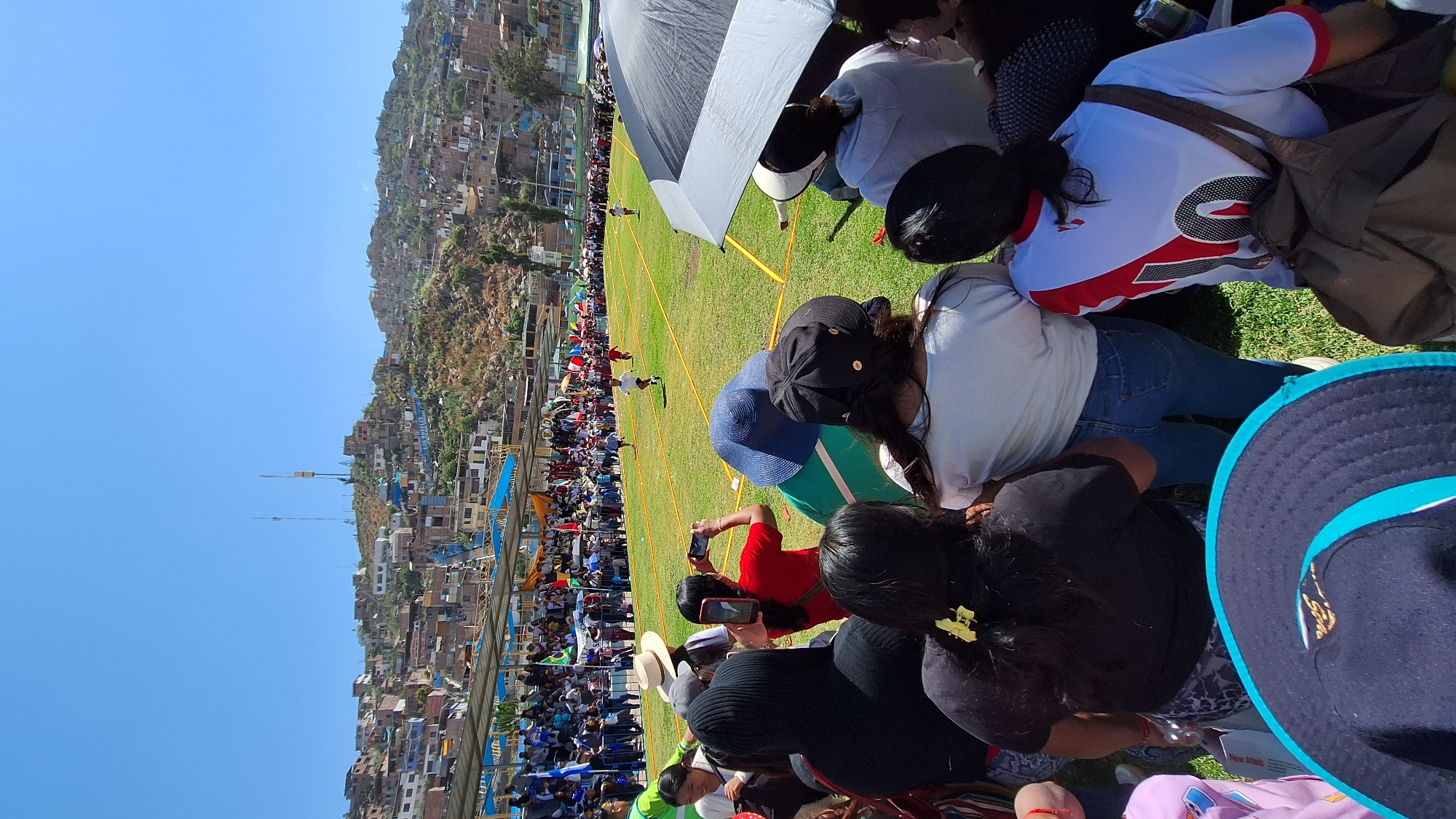 School event draws crowds in Mariano Melgar, Peru