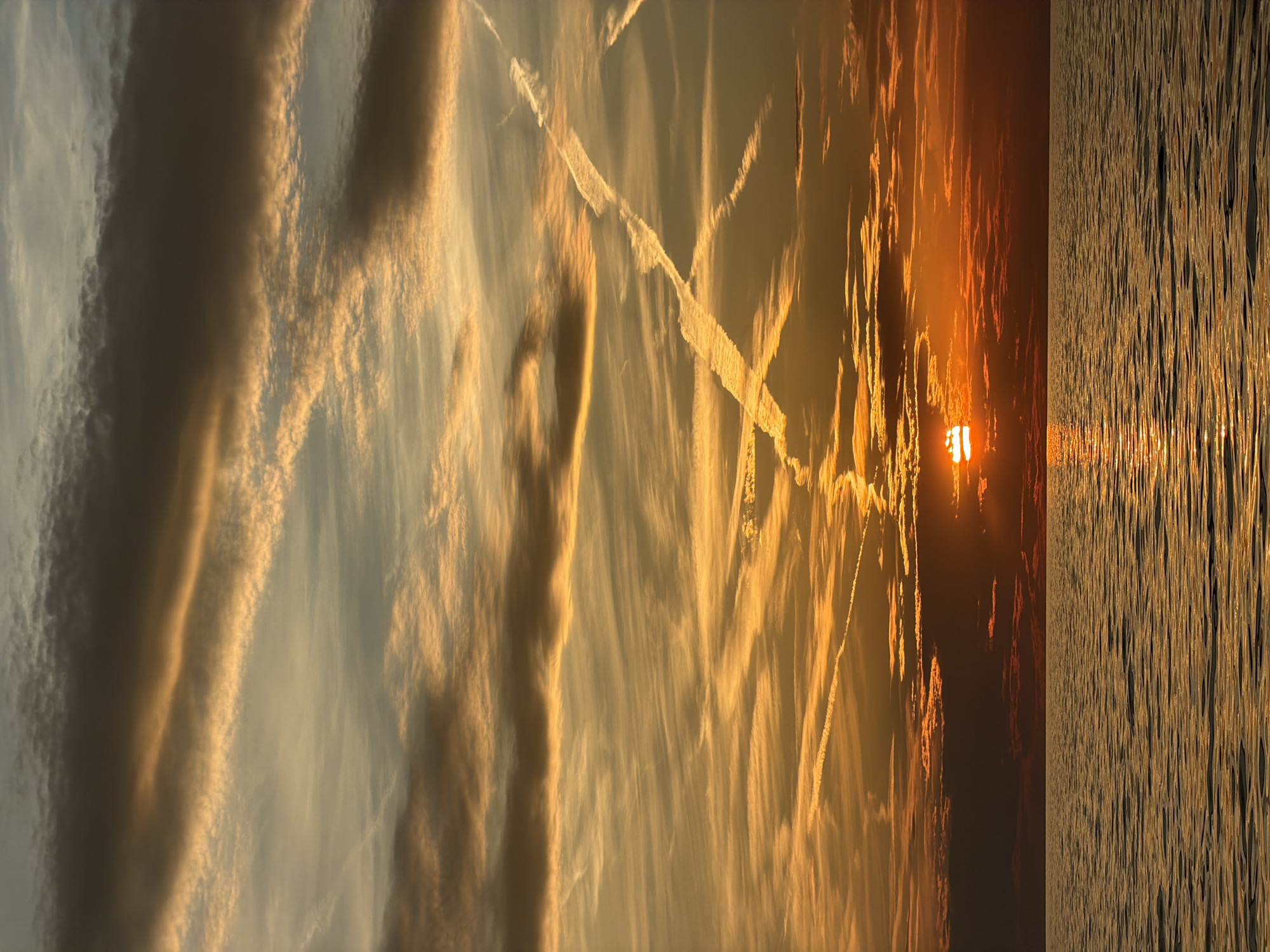 Sunset over Bar, Montenegro — Adriatic sky at dusk