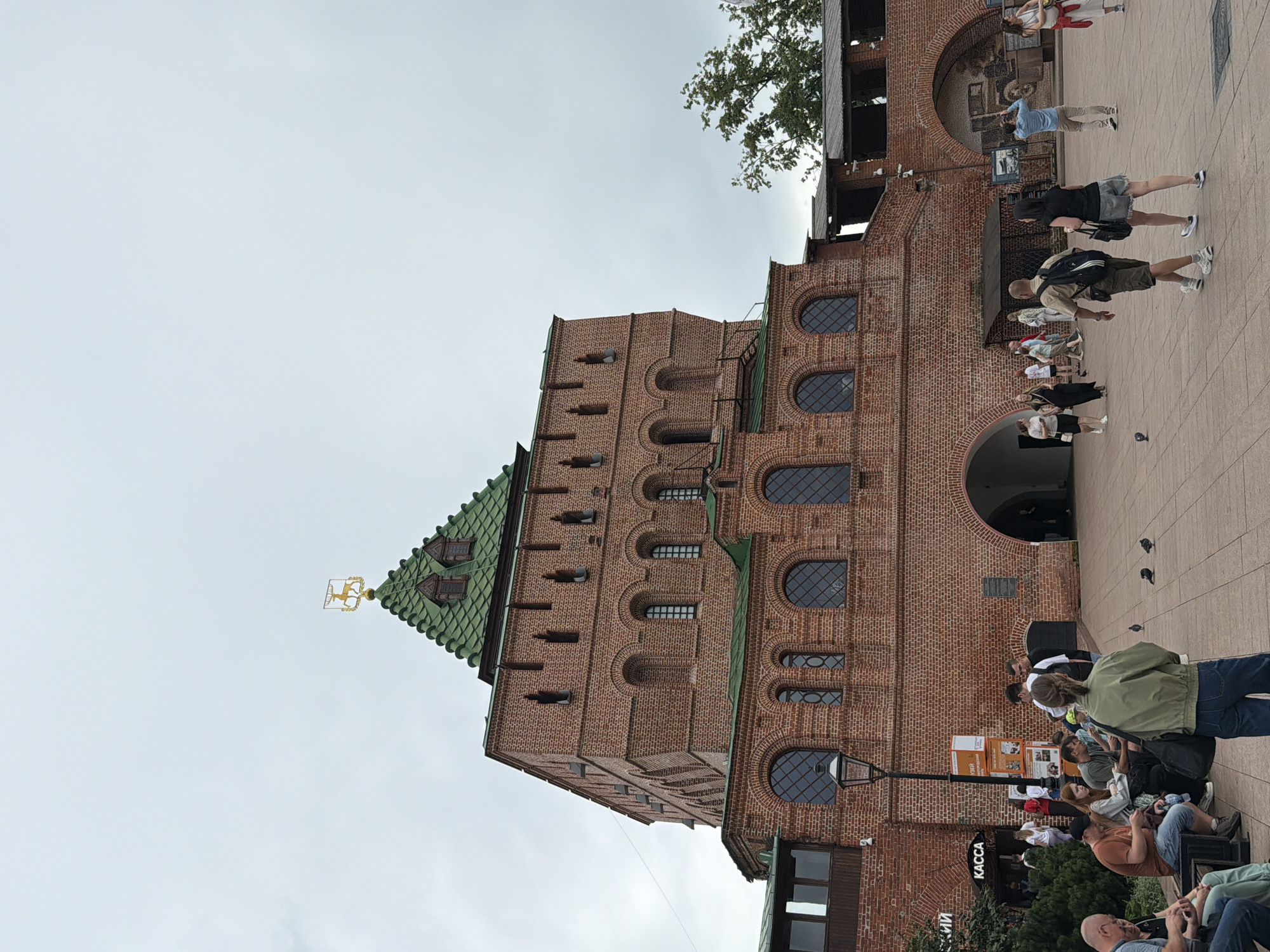 Morning at Nizhny Novgorod Kremlin: towers, churches, and river views