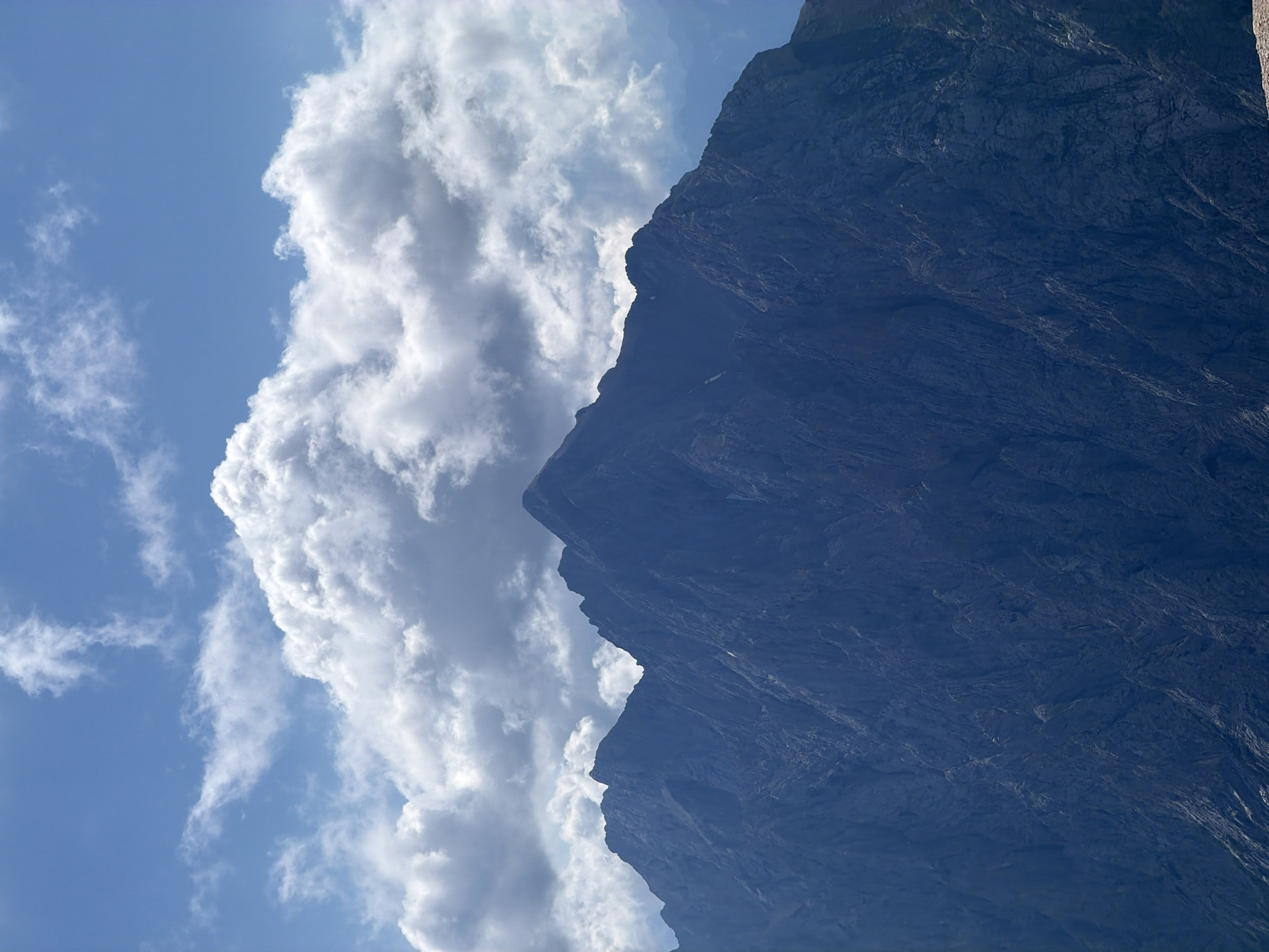 Rocky alpine peaks along the Austria-Germany border