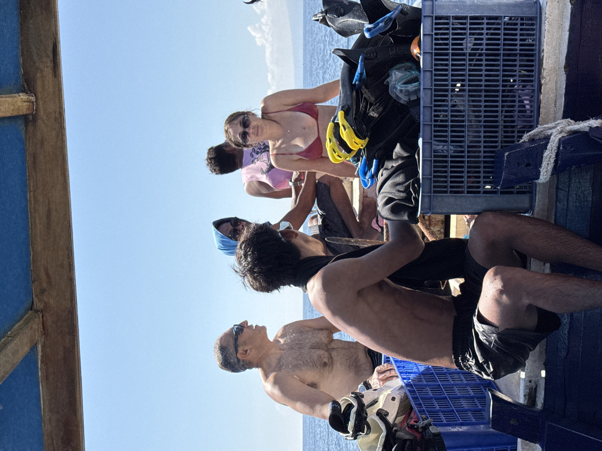Scuba diving group conducts underwater excursion in Indonesian waters