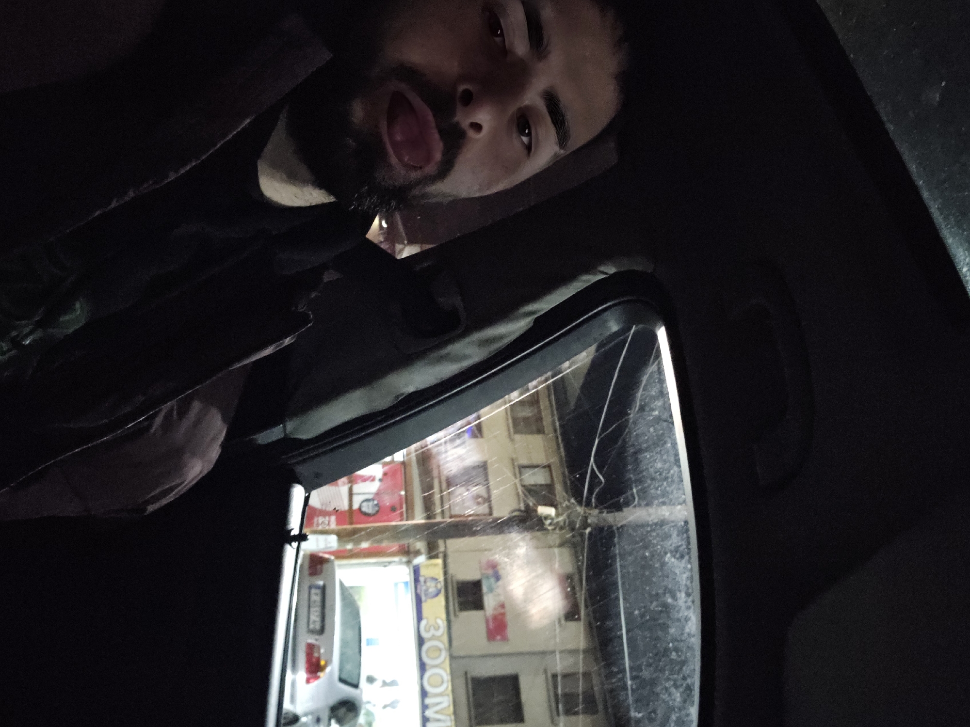 Man captured making playful gestures in BMW in Yambol