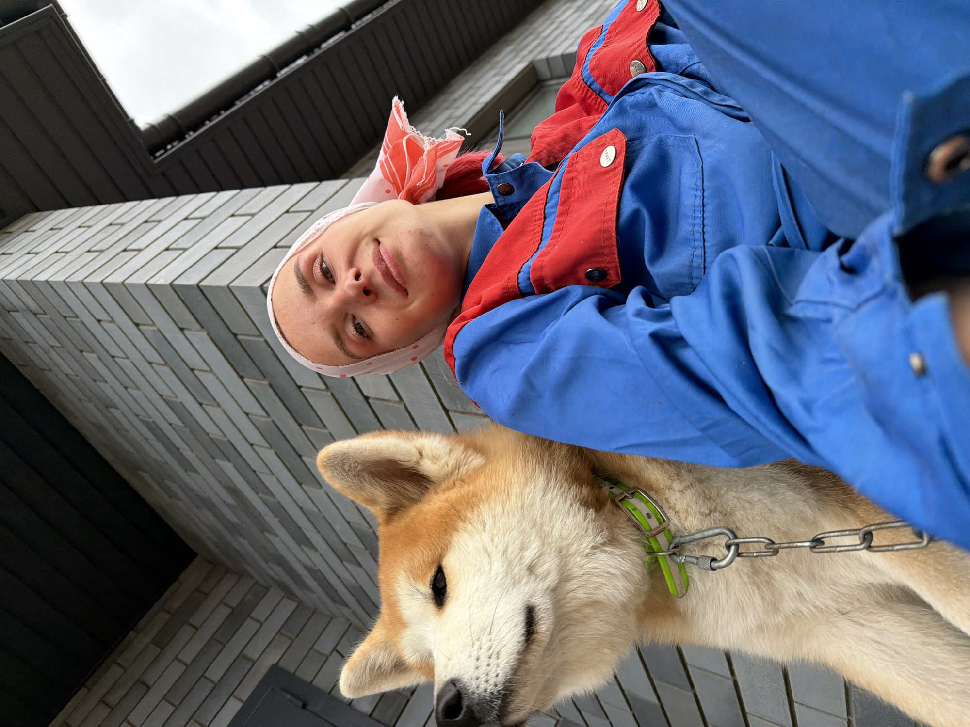 Construction work and casual moments documented in Chaikovsky, Russia