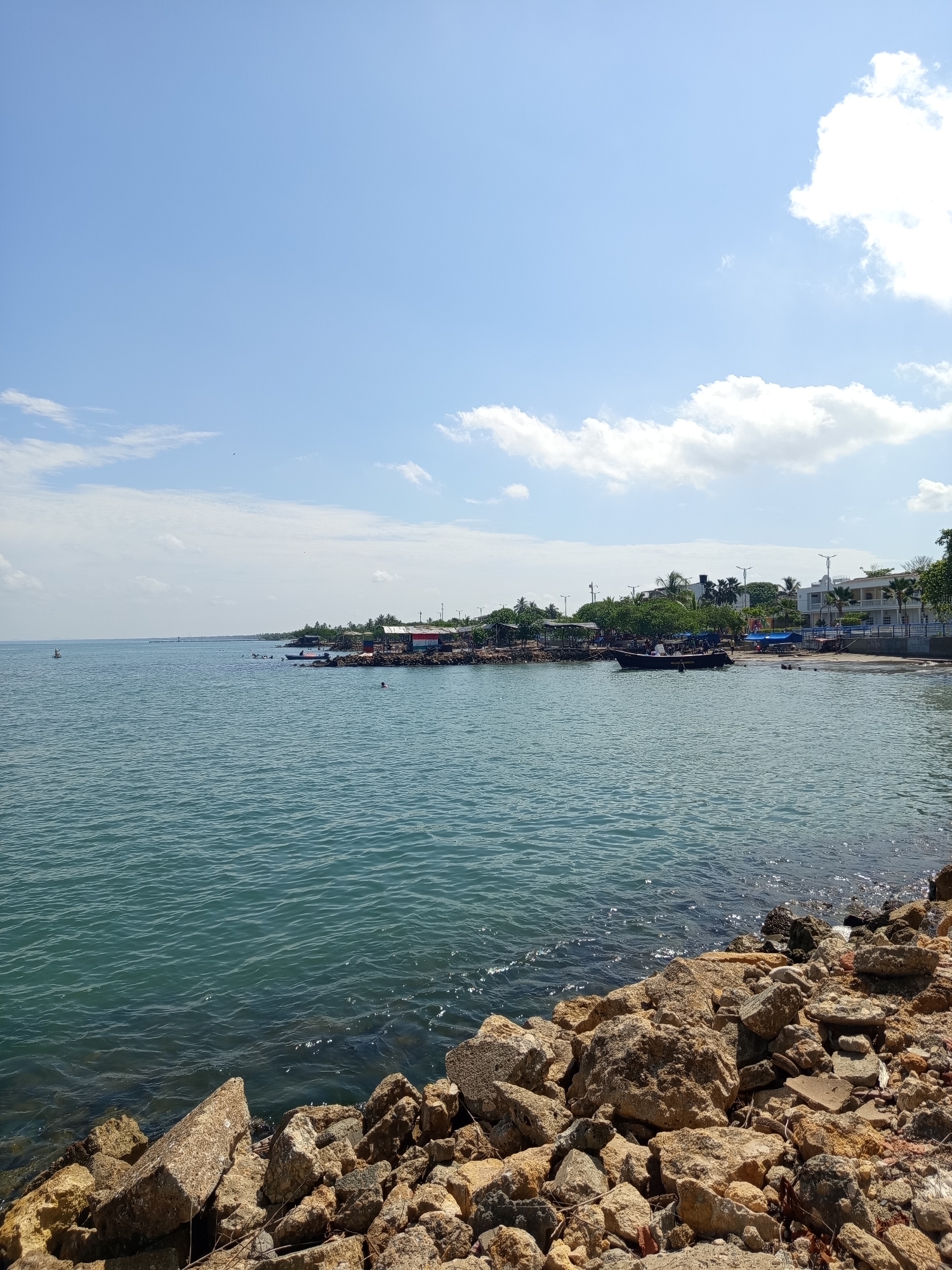 Lazy afternoon on the Caribbean shore in Tolú
