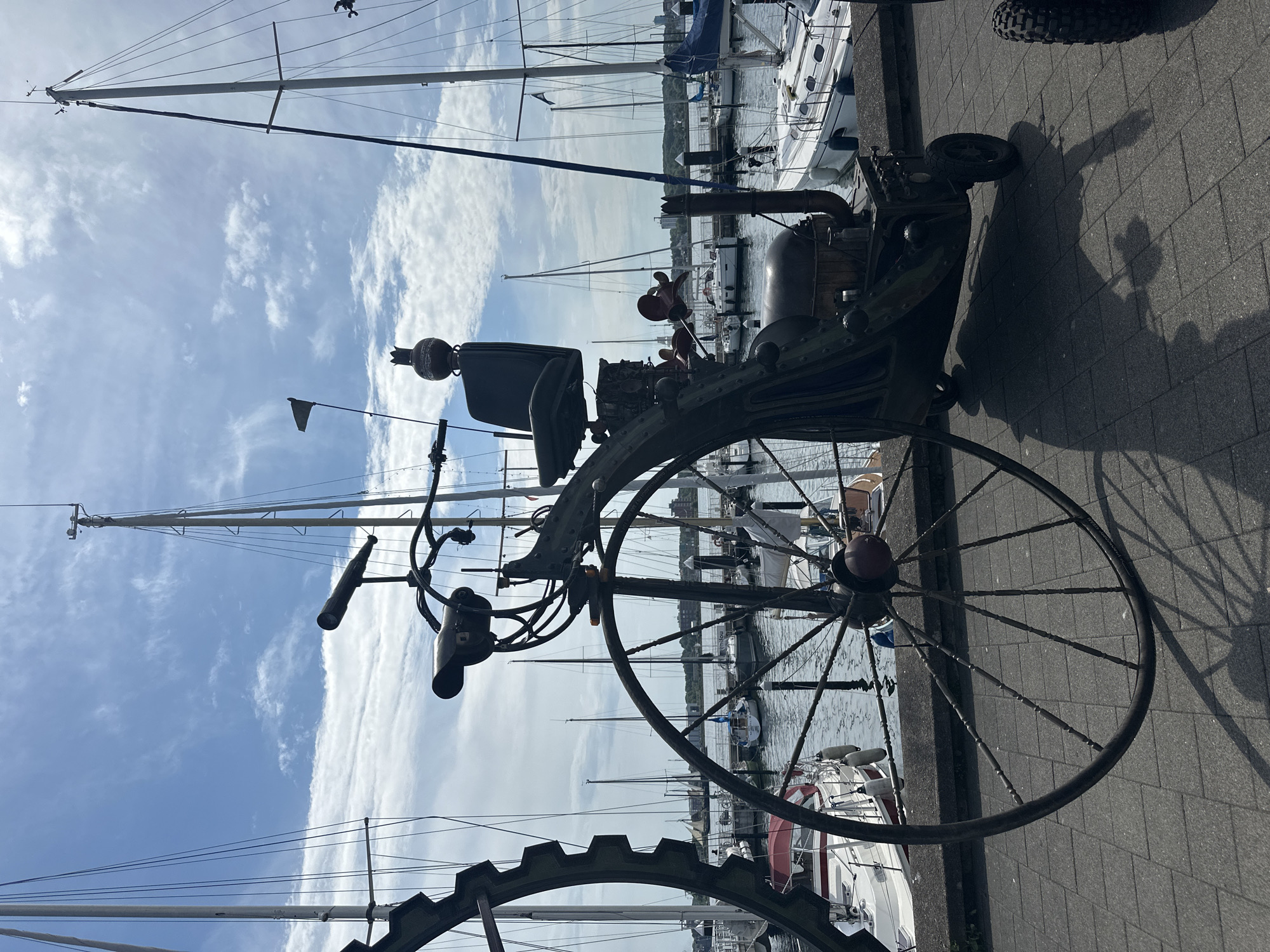 Kieler Woche festival fills the harbor with sculptures, sails, and crowds