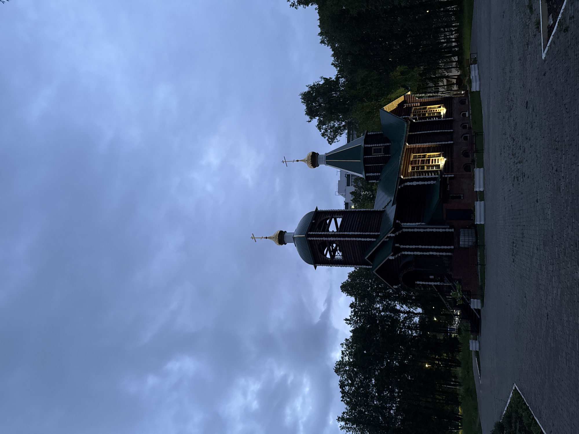 Ordinary life moments documented across Chaikovsky, Russia Saturday evening