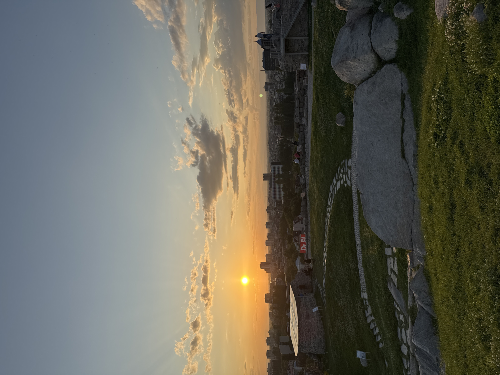 Sunset documented over Plovdiv, Bulgaria during 23-minute golden hour sequence