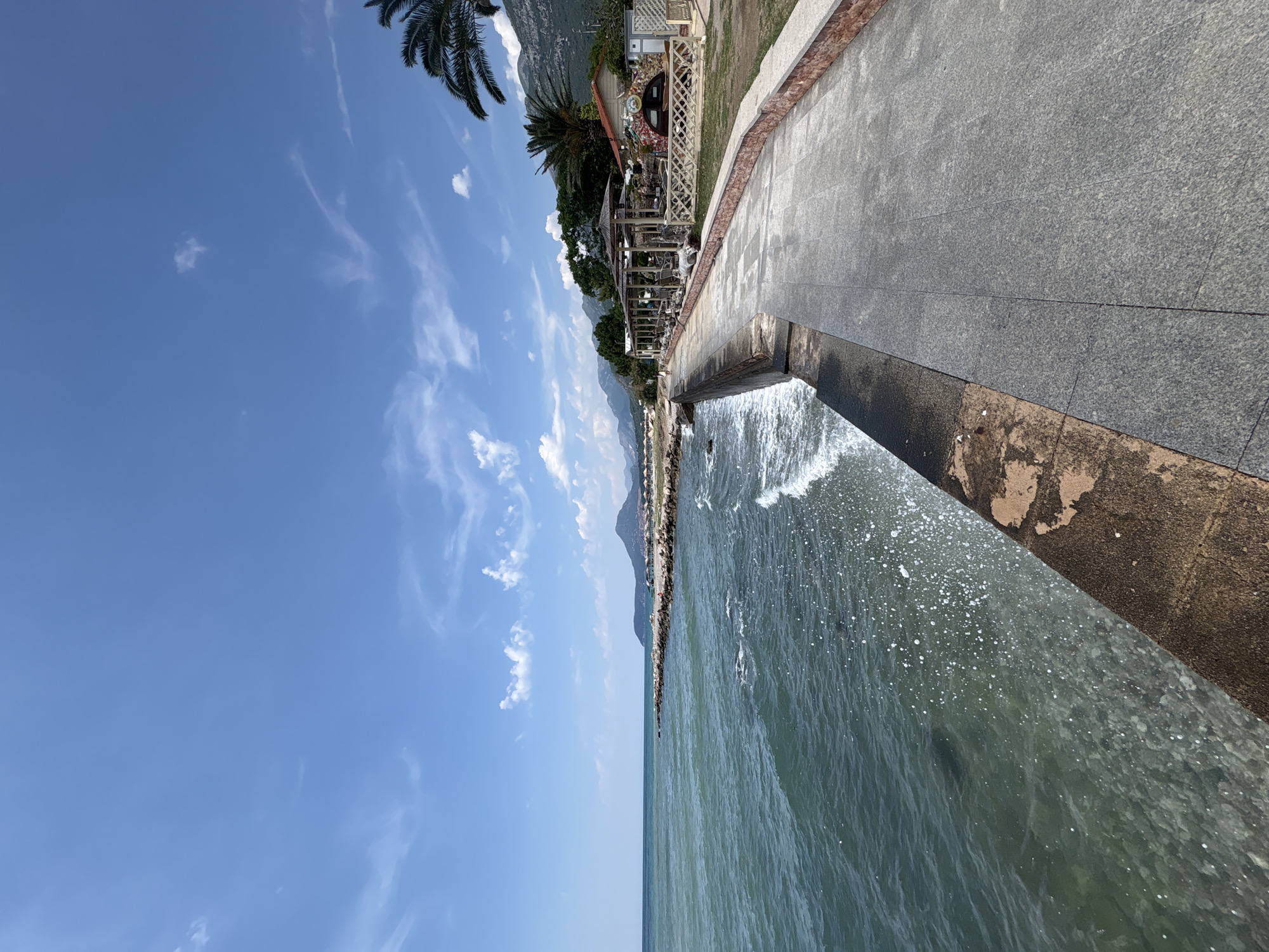 Summer day scenes captured along Bar Montenegro's Adriatic coast