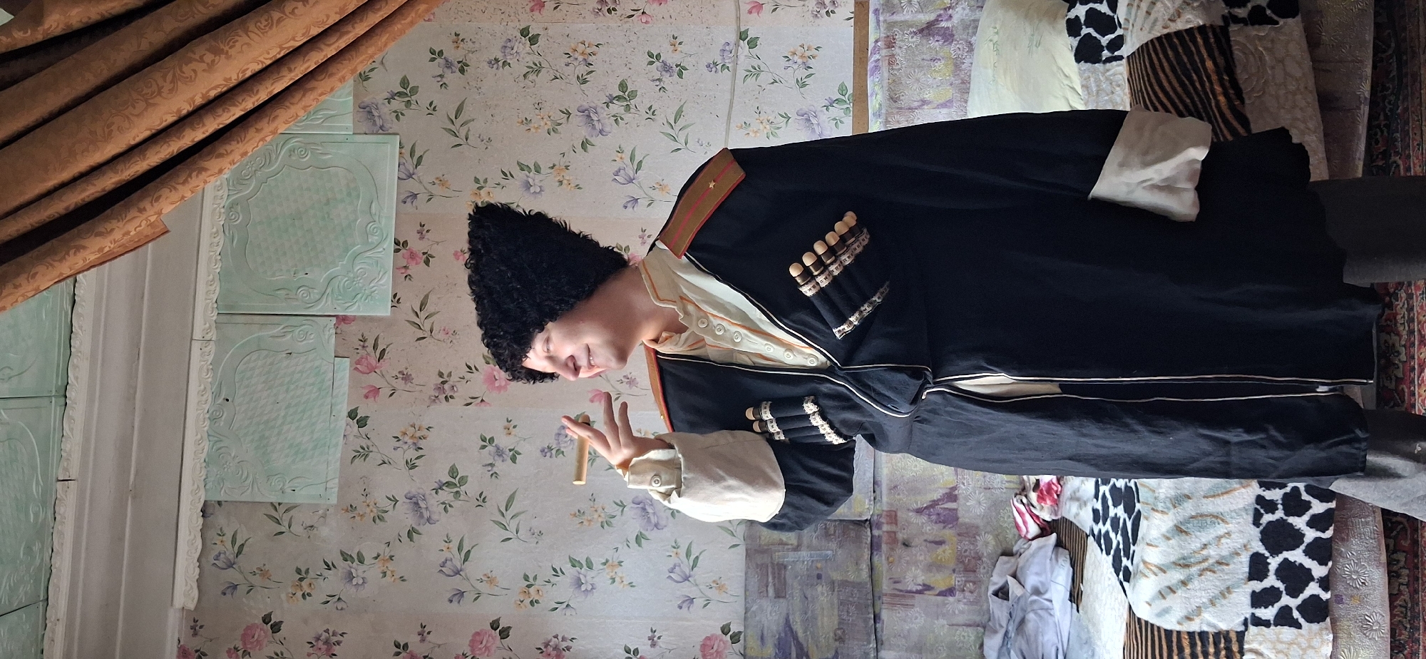 Traditional Circassian costume contest in Petropavl, Kazakhstan