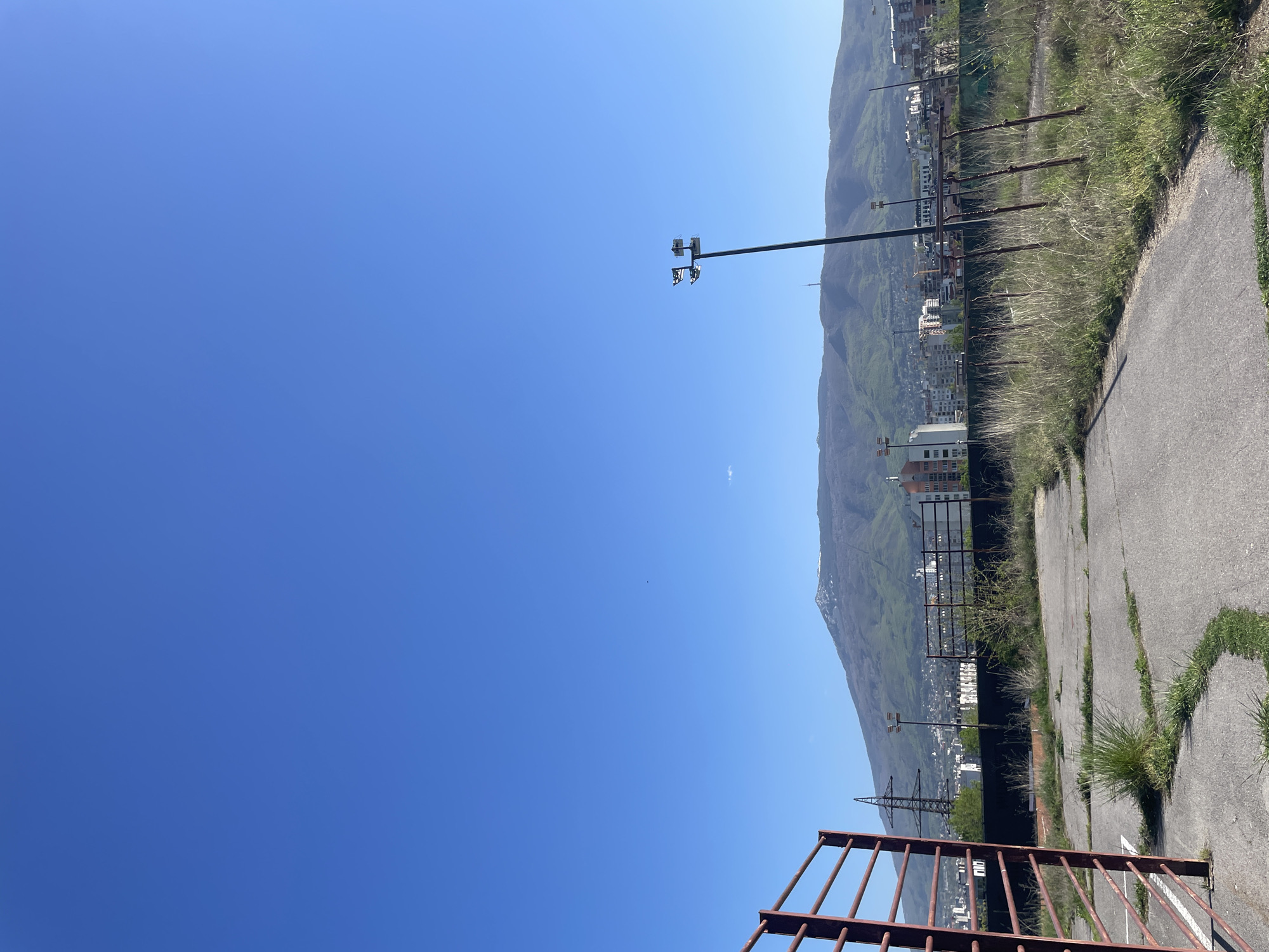 Sofia resident documents sunny afternoon walk through city outskirts
