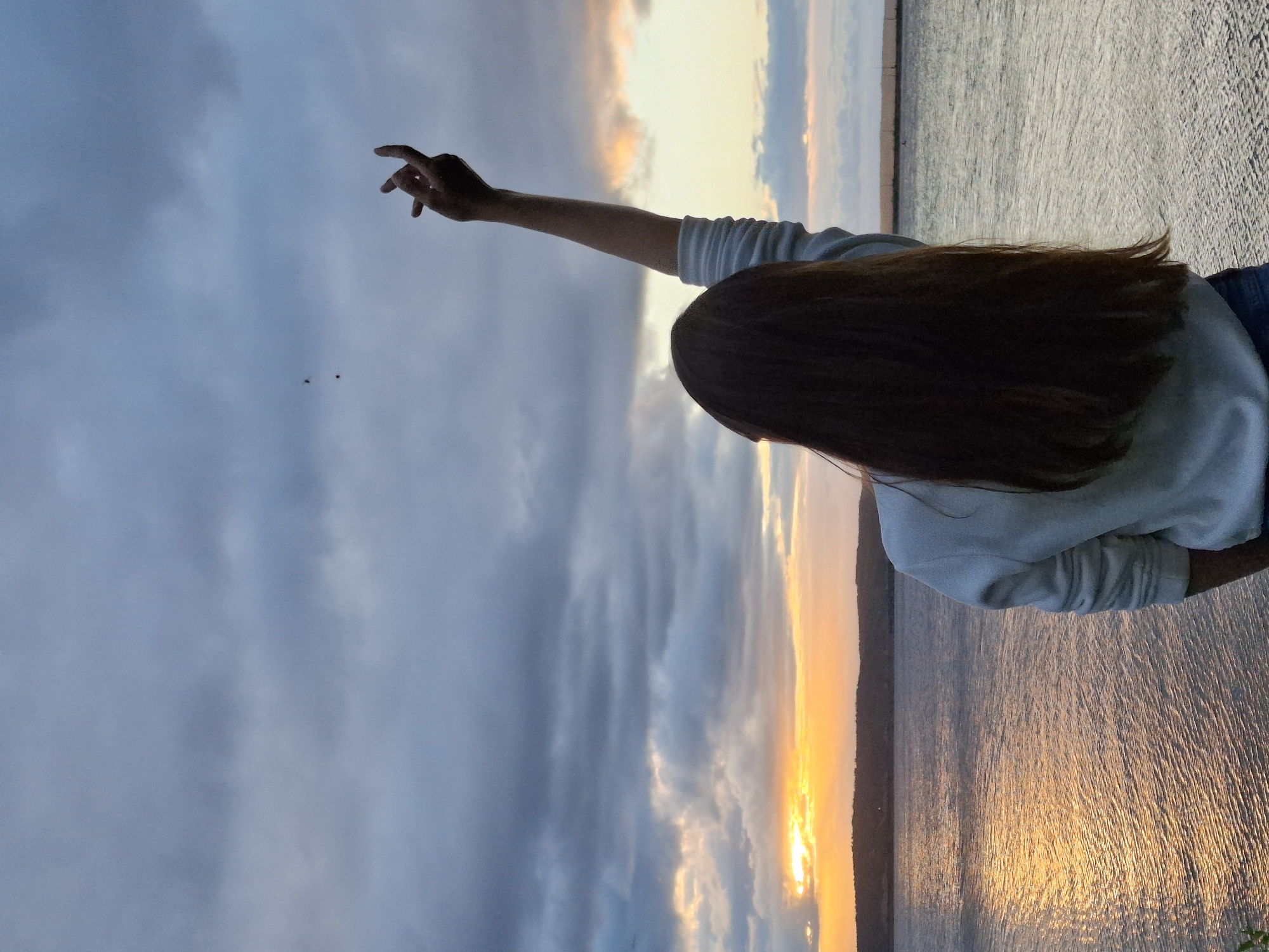 Sunset by the waterfront and an evening around Chaikovsky