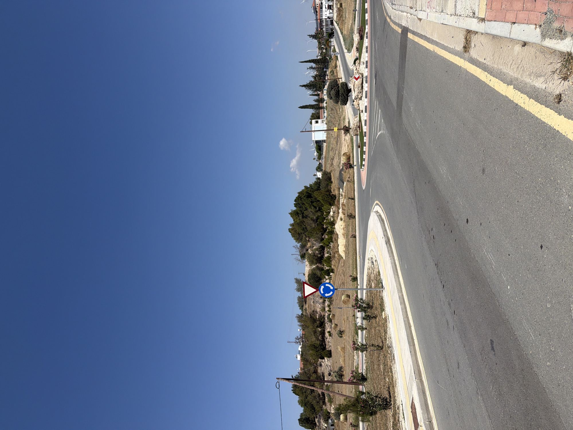 Woman documents morning selfie session in Tersefanou Cyprus