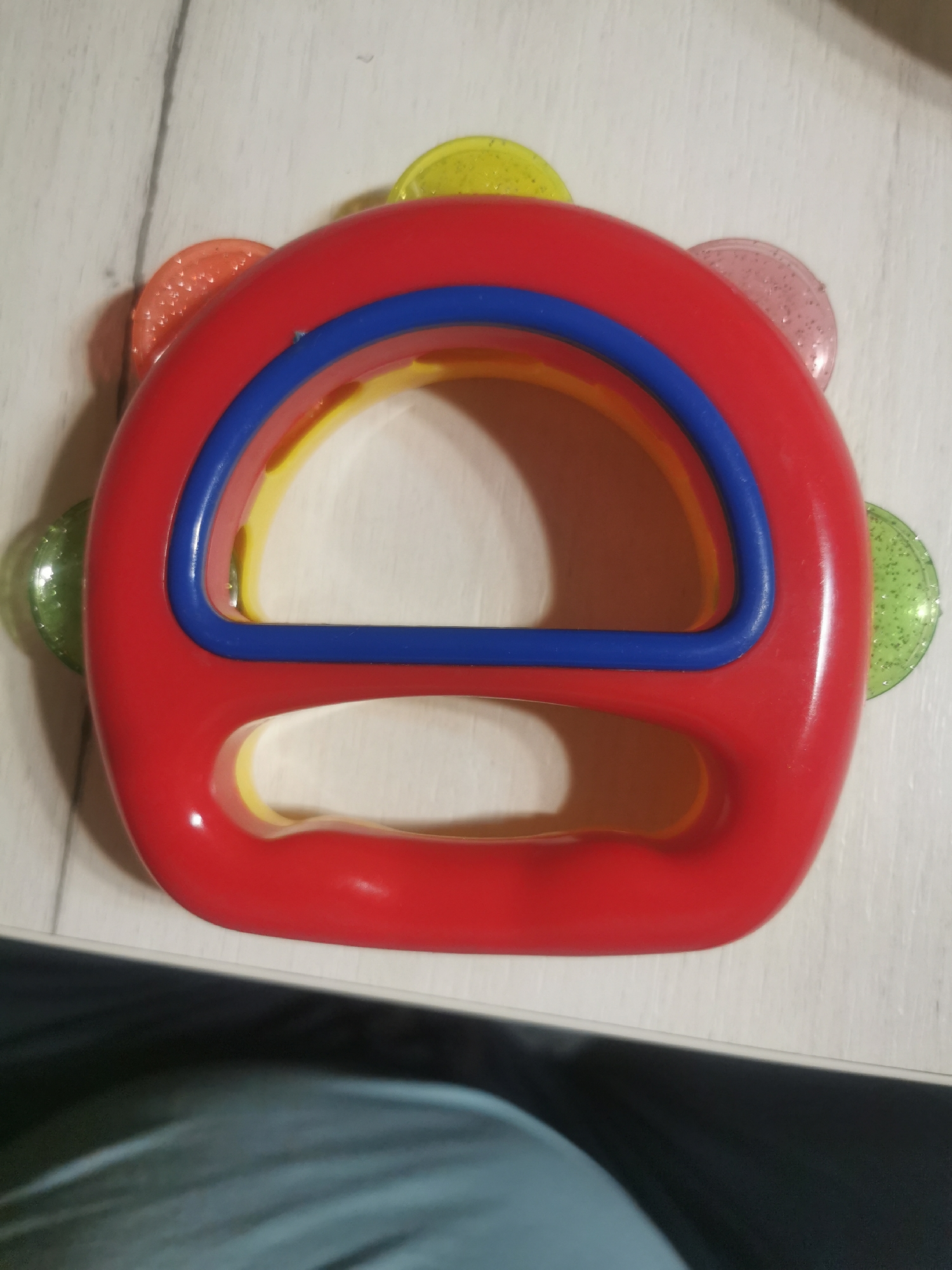 Children's toys documented in Stara Zagora, Bulgaria evening hours