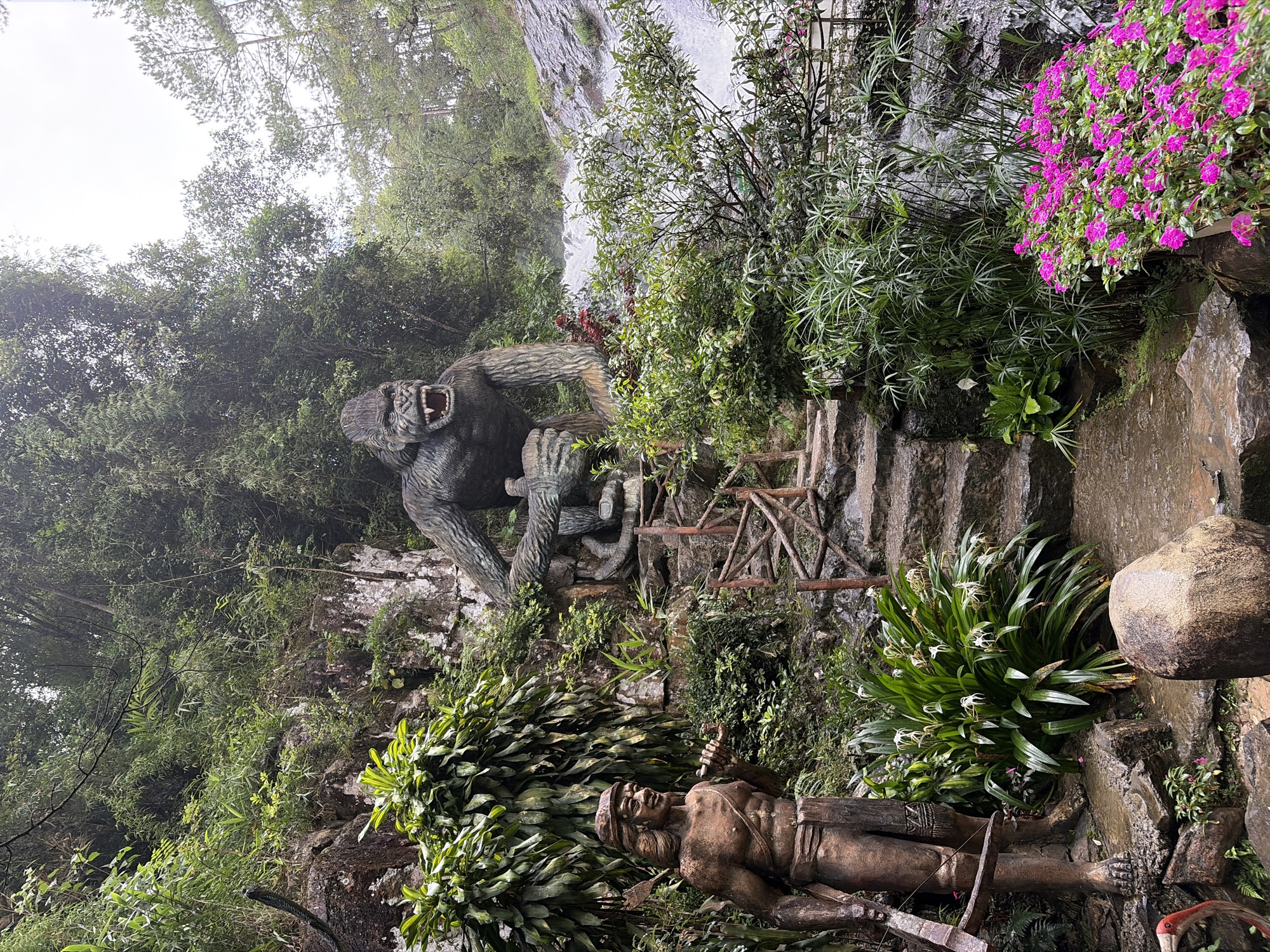 Morning at Datanla Waterfall and park, Da Lat
