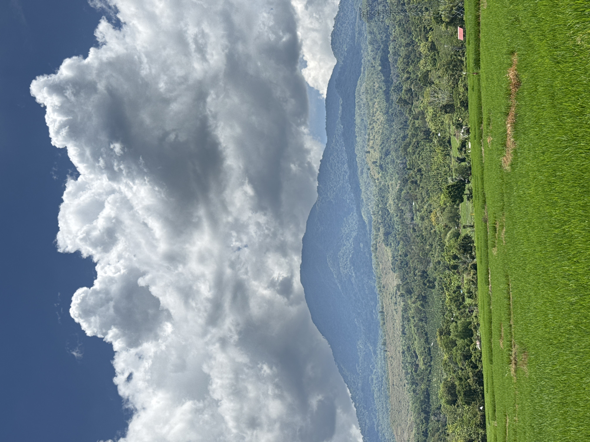 Lamtamot rice paddies and mountain backdrop, multiple angles