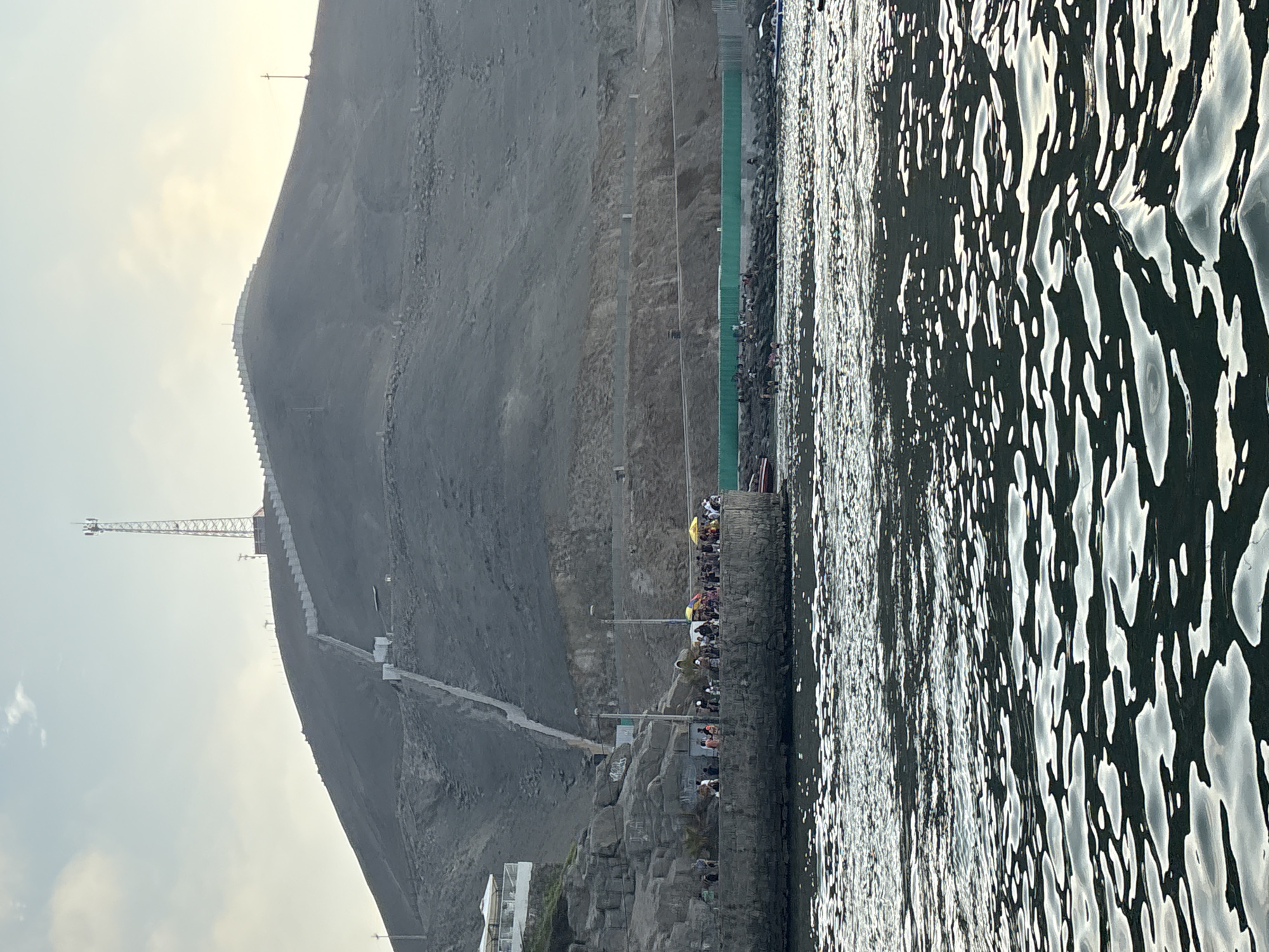 Evening scenes captured in coastal Ancón, Peru