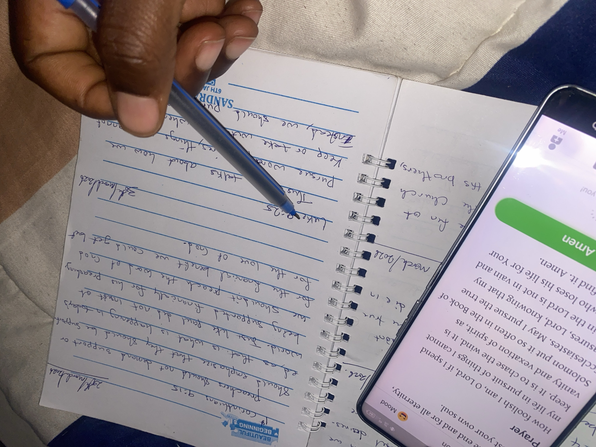 Bible study session documented in Rido, Nigeria