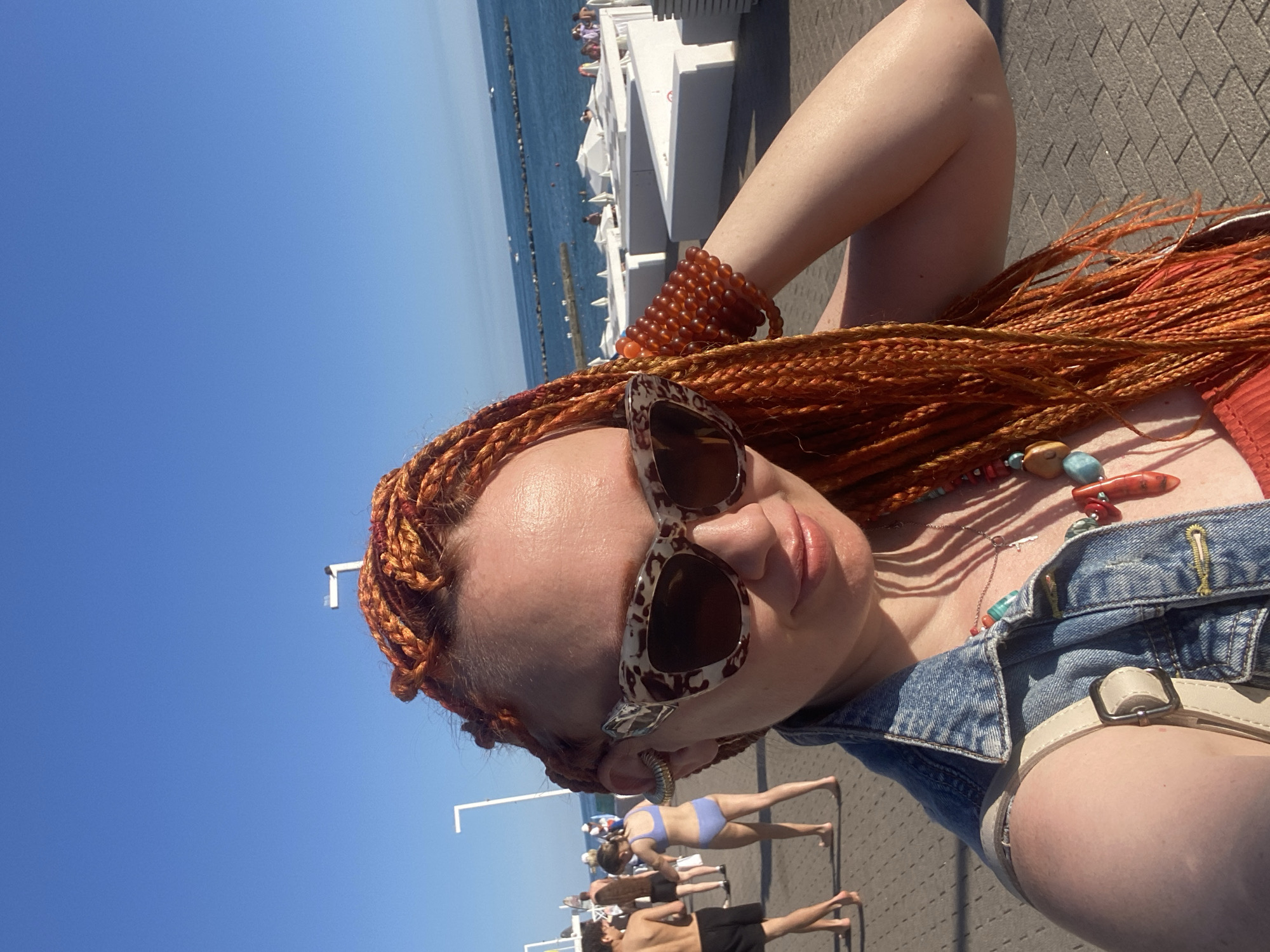 A summer afternoon along Sochi's marina and beachfront