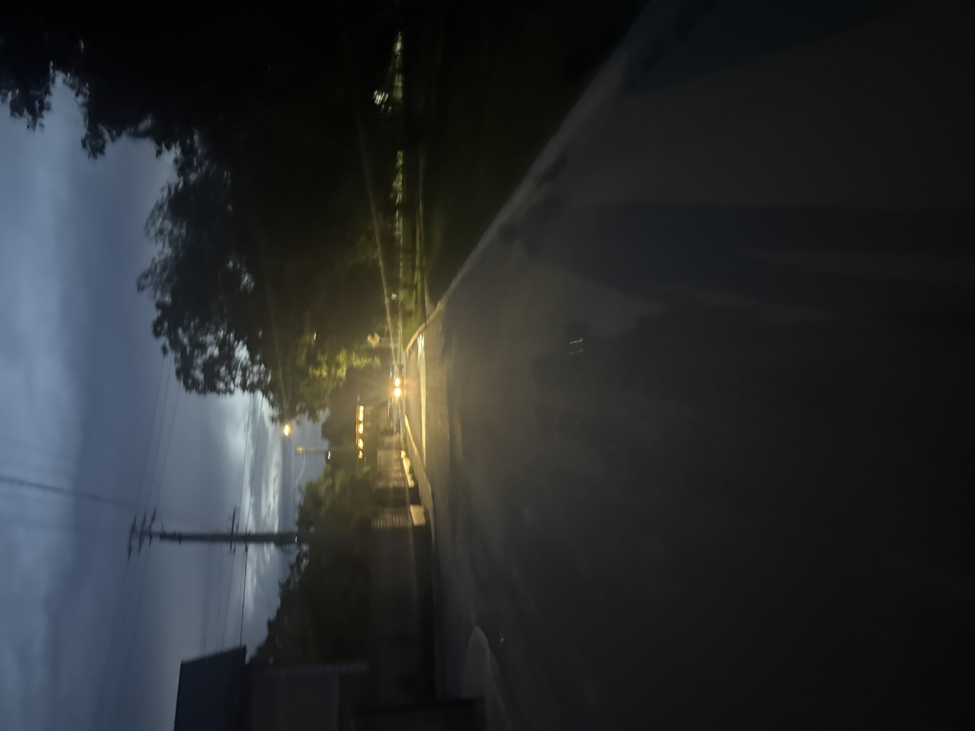 Evening wander through a Romanian city at dusk