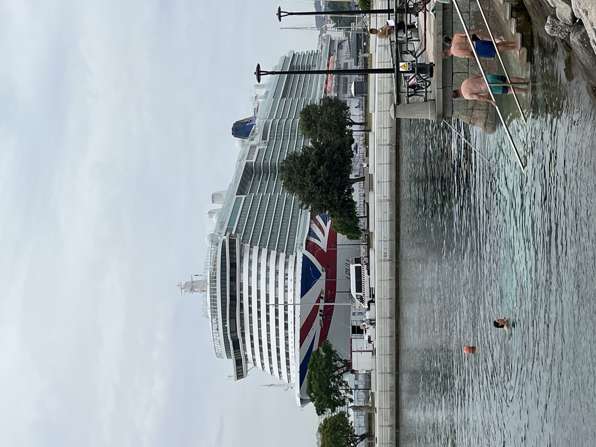 P&O's Arcadia docked at A Coruña's waterfront