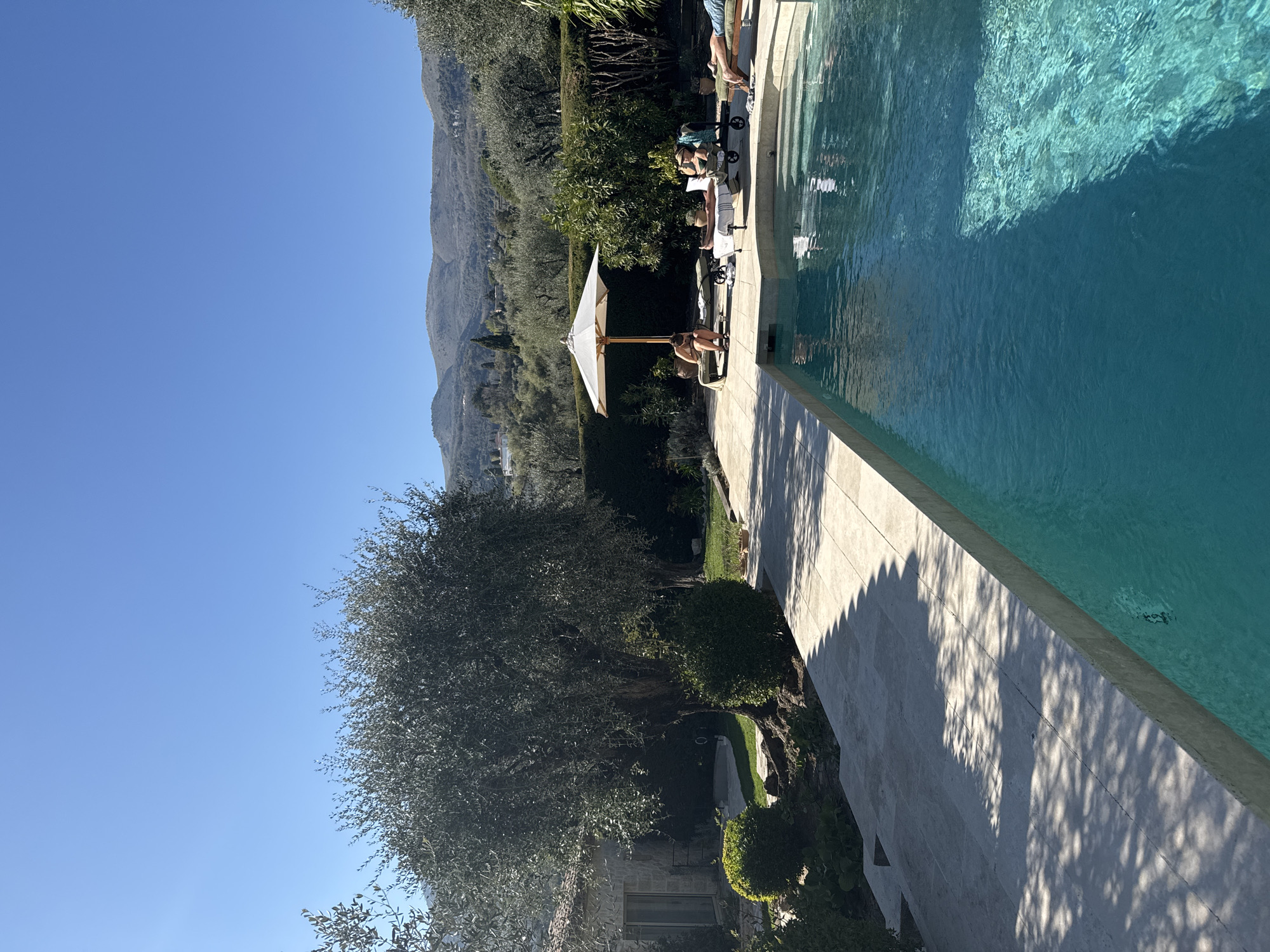 Villa pool area documented in Tourrettes-sur-Loup, France